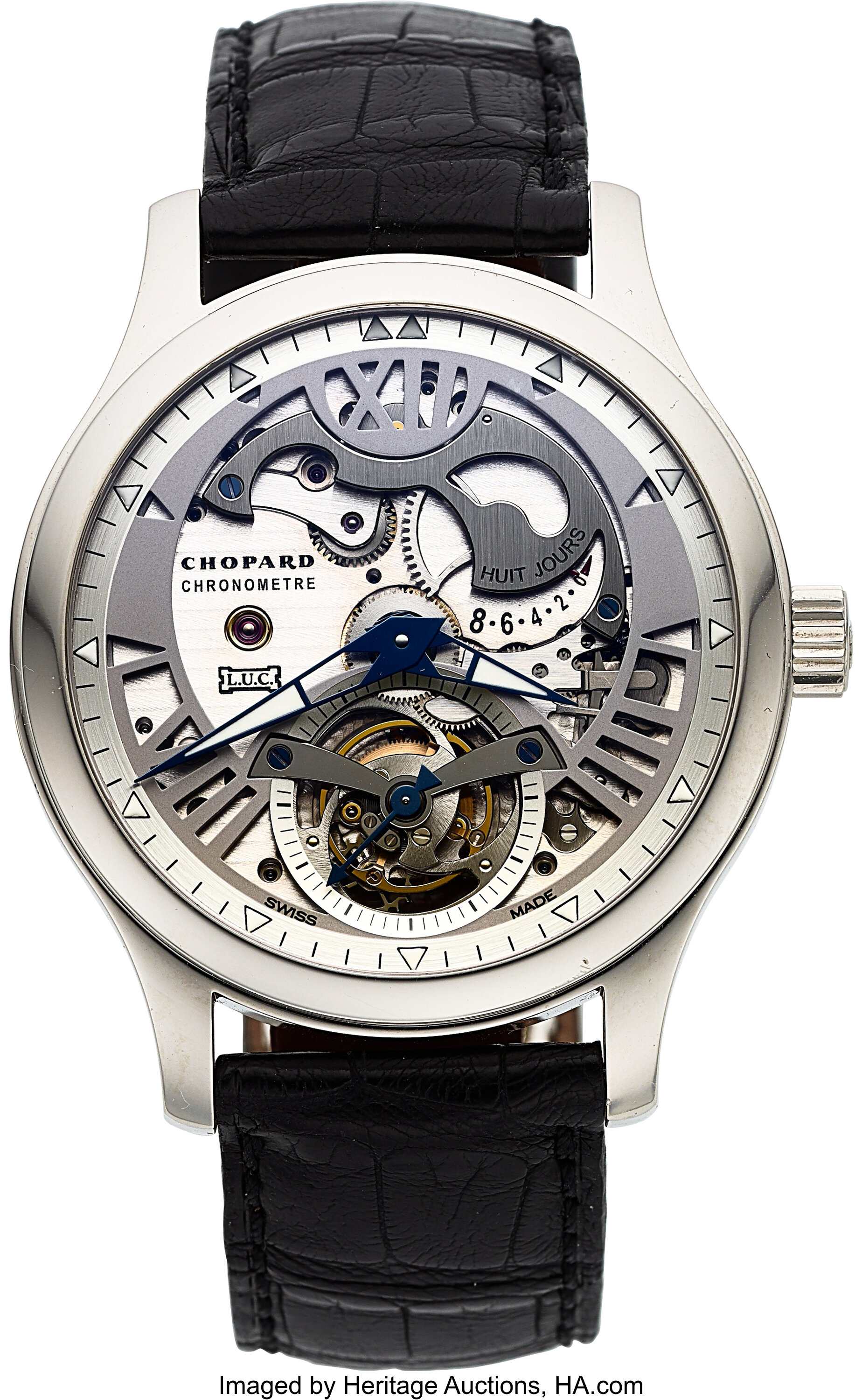 Chopard L.U.C Tourbillon 8 Day Power Reserve Platinum Ltd Ed