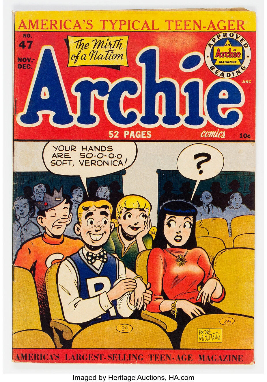 Archie Comics #47 (Archie, 1950) Condition: VG.... Golden Age | Lot ...