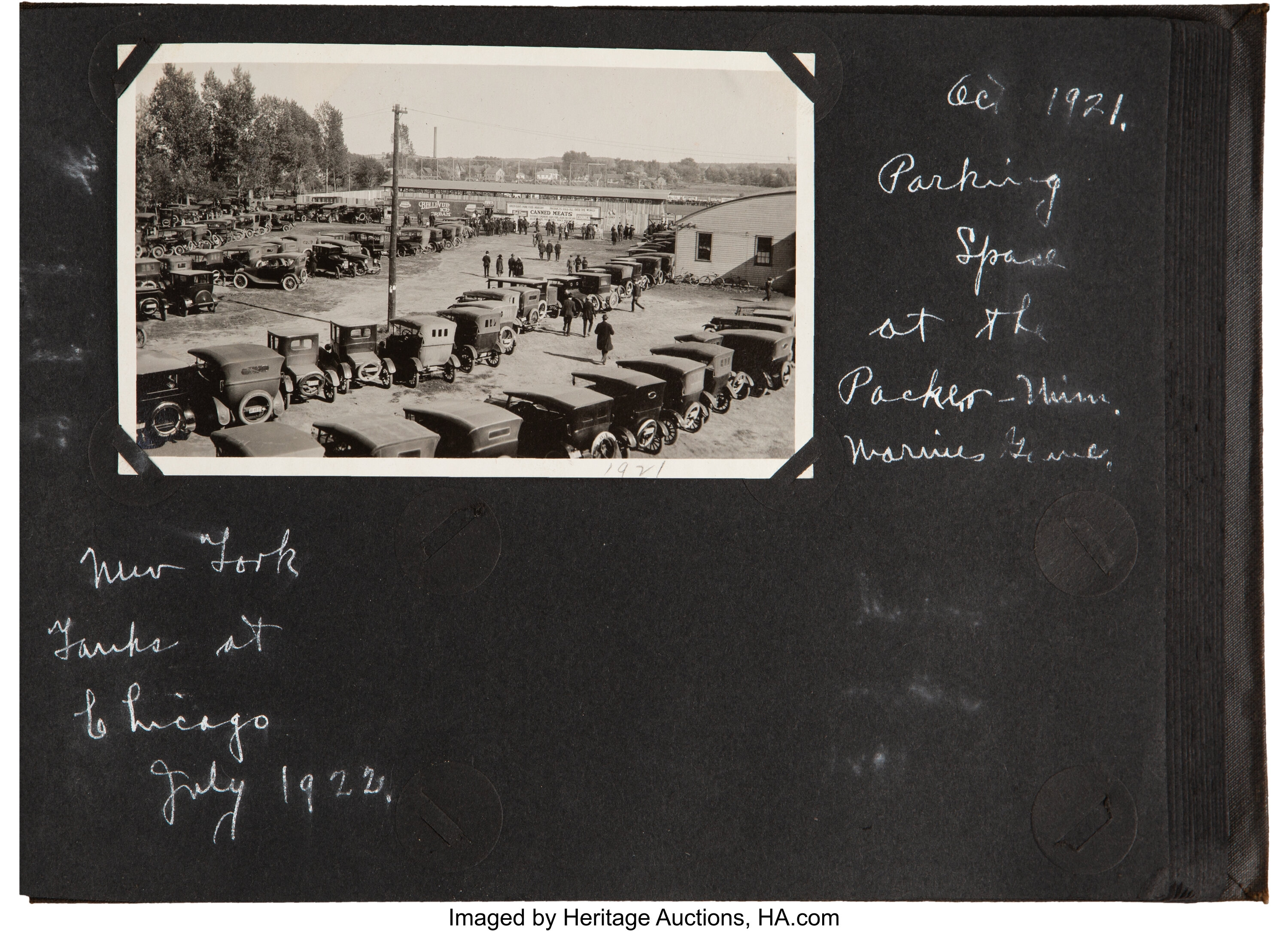 Green Bay Packers game action photos from 1921 are being auctioned