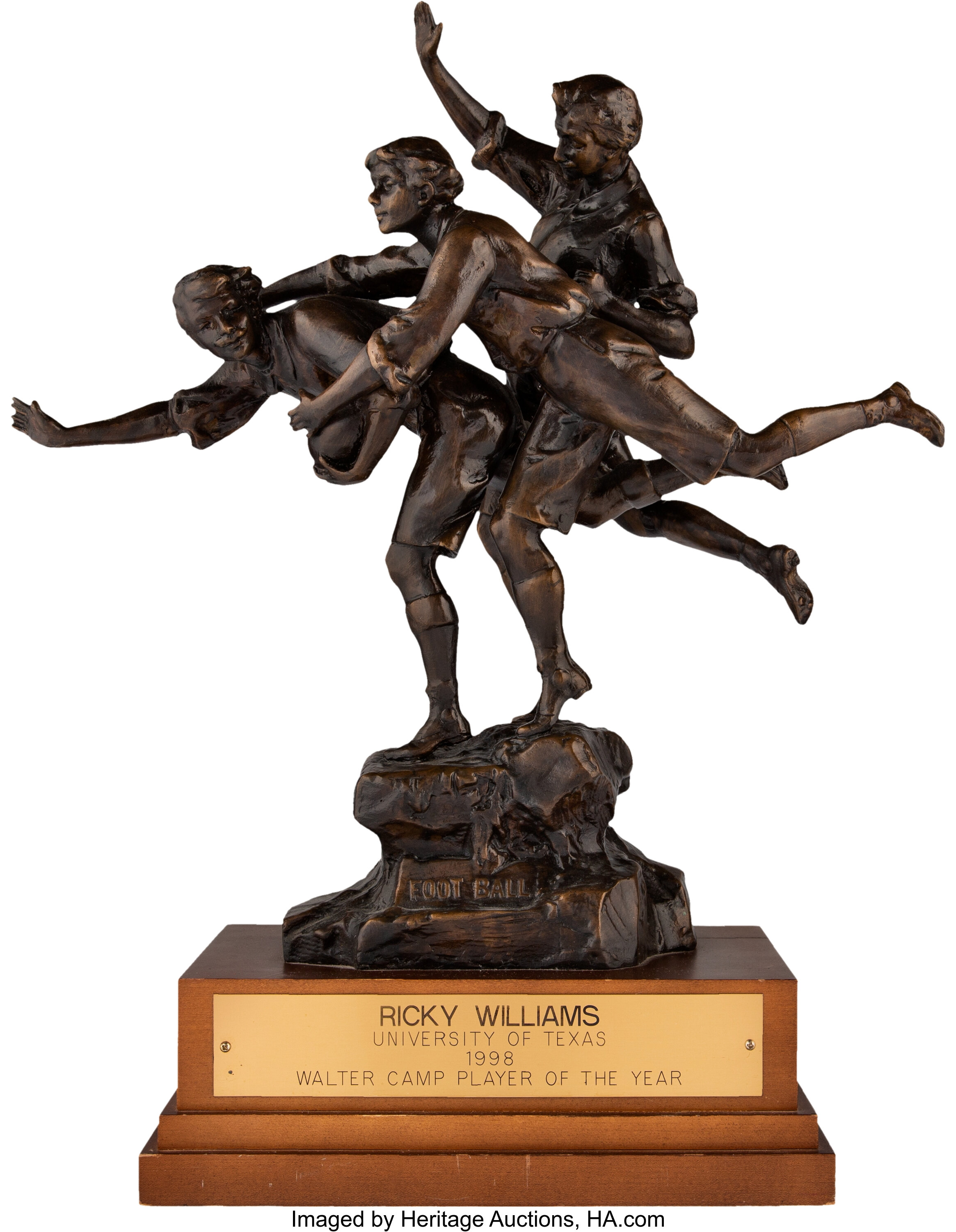 1998 Walter Camp Award Presented to University of Texas Longhorns | Lot ...