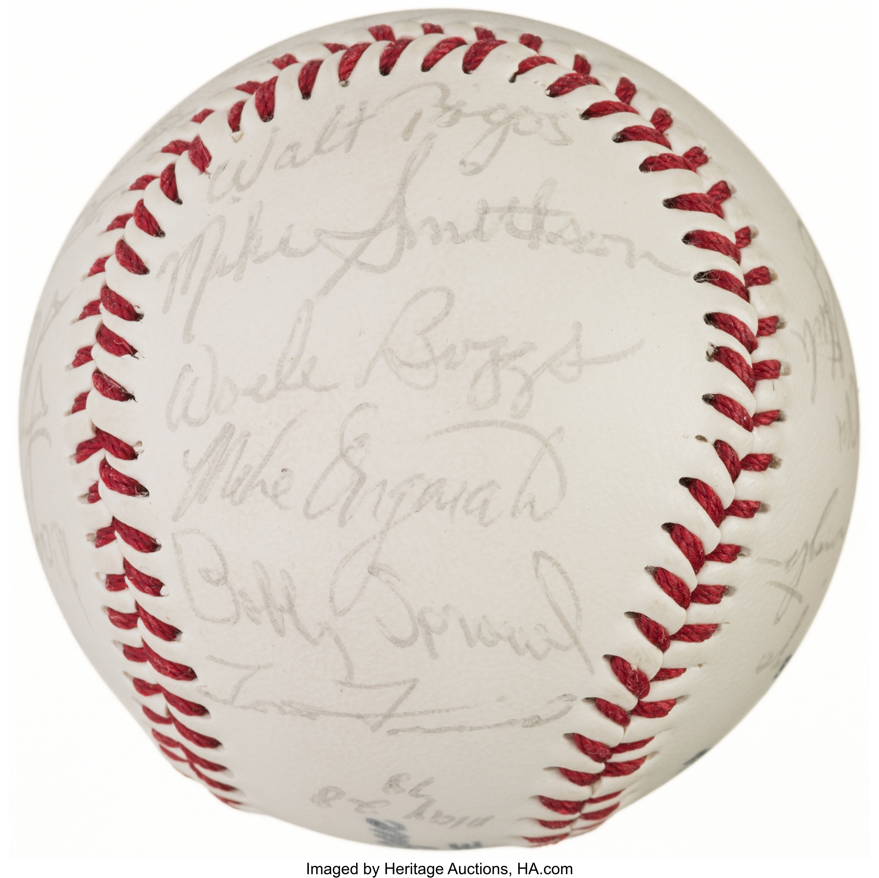 Wade Boggs Signed Baseball Auction