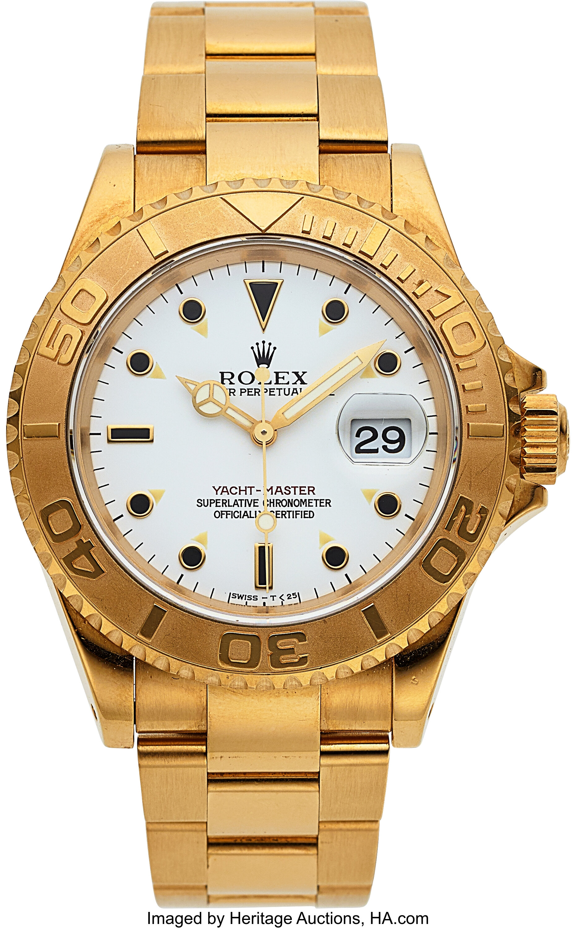 Welcome to : Rare Yellow Gold Yacht-Master with