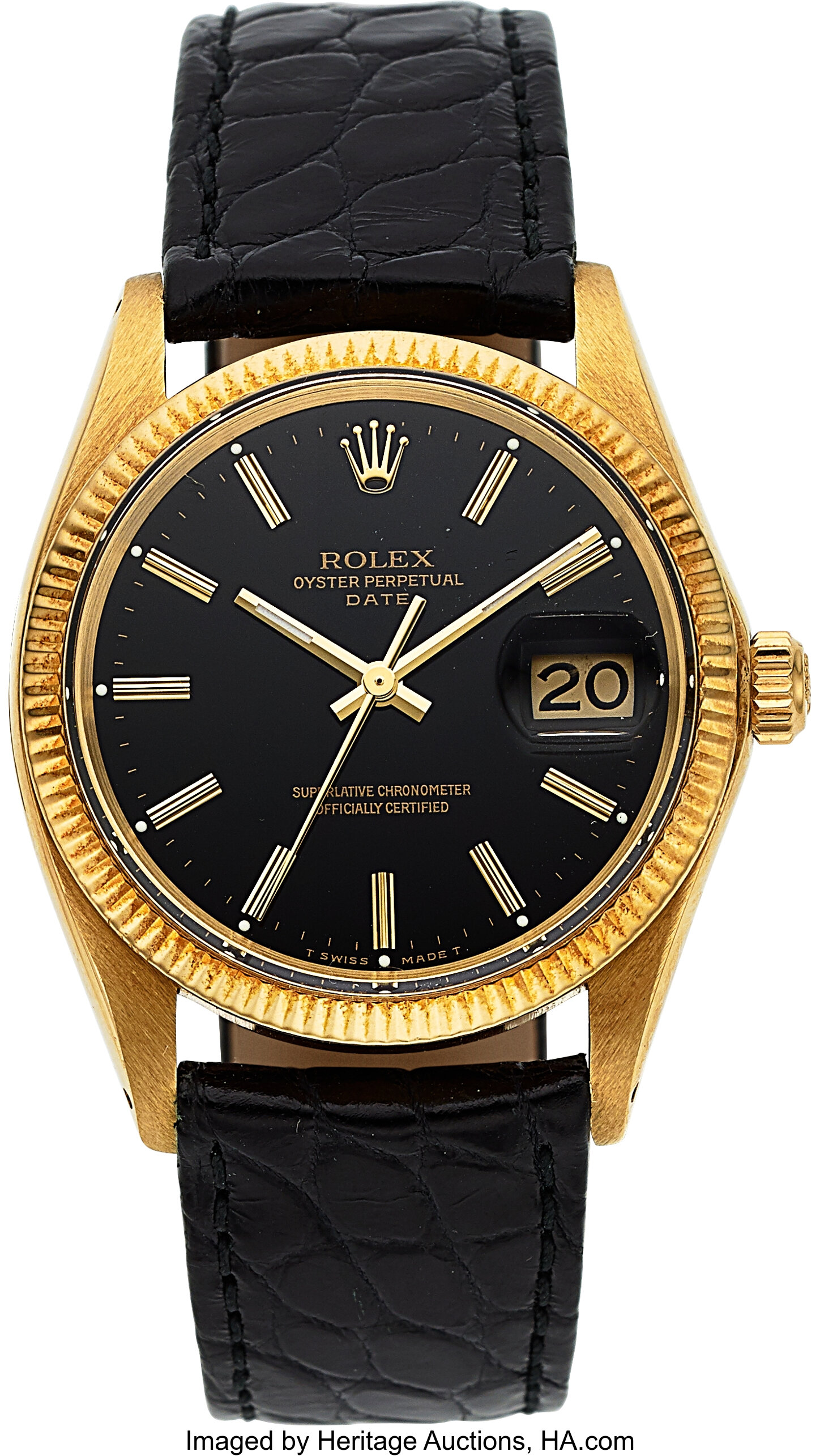 Rolex 18k Gold Oyster Perpetual Date Ref. 1503 7 Circa 1971