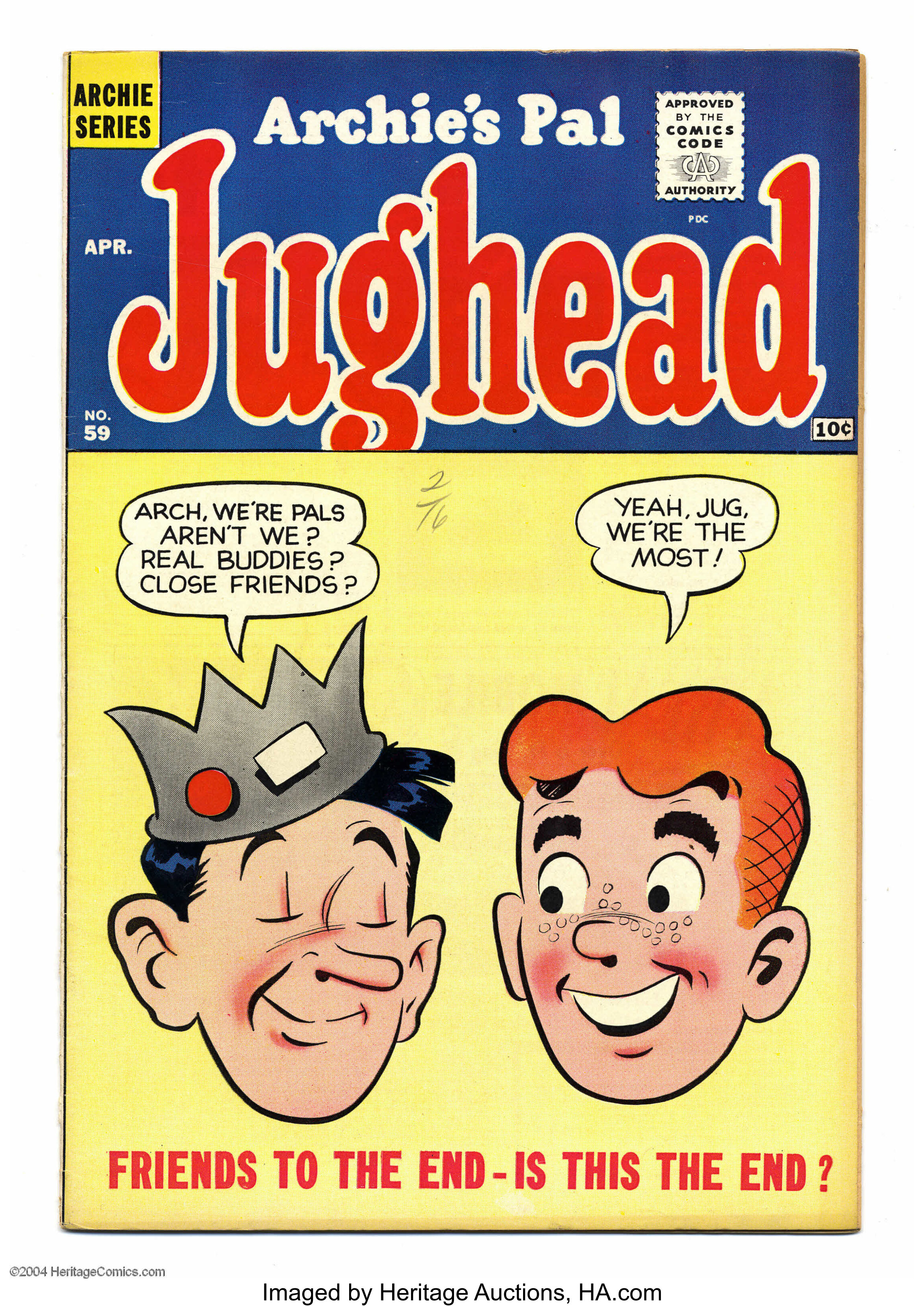 1982 Archie Series Jughead Comic Book #326 Ads: Dodgers & JC