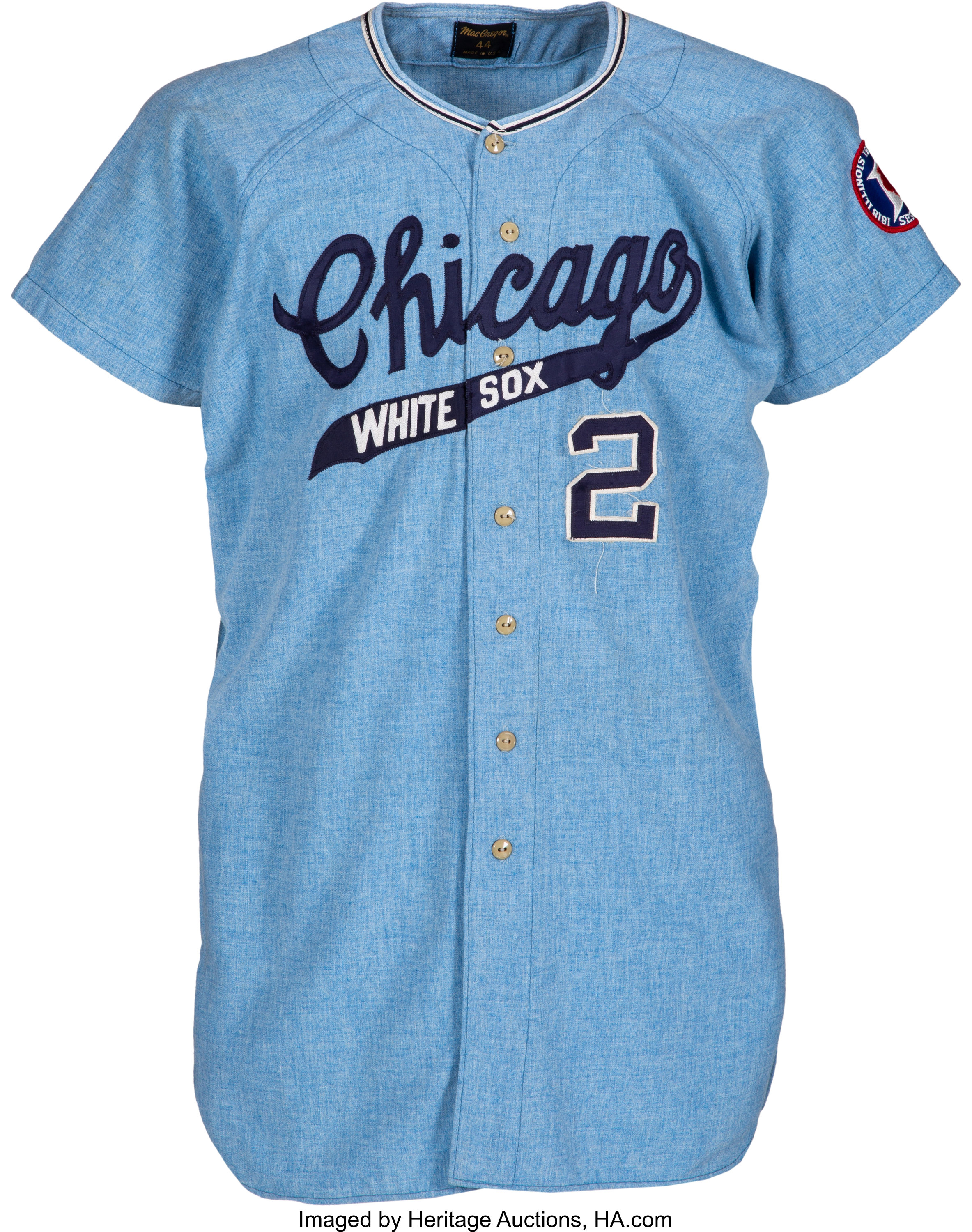 1967 Smoky Burgess Game Worn Chicago White Sox Jersey., Lot #53448