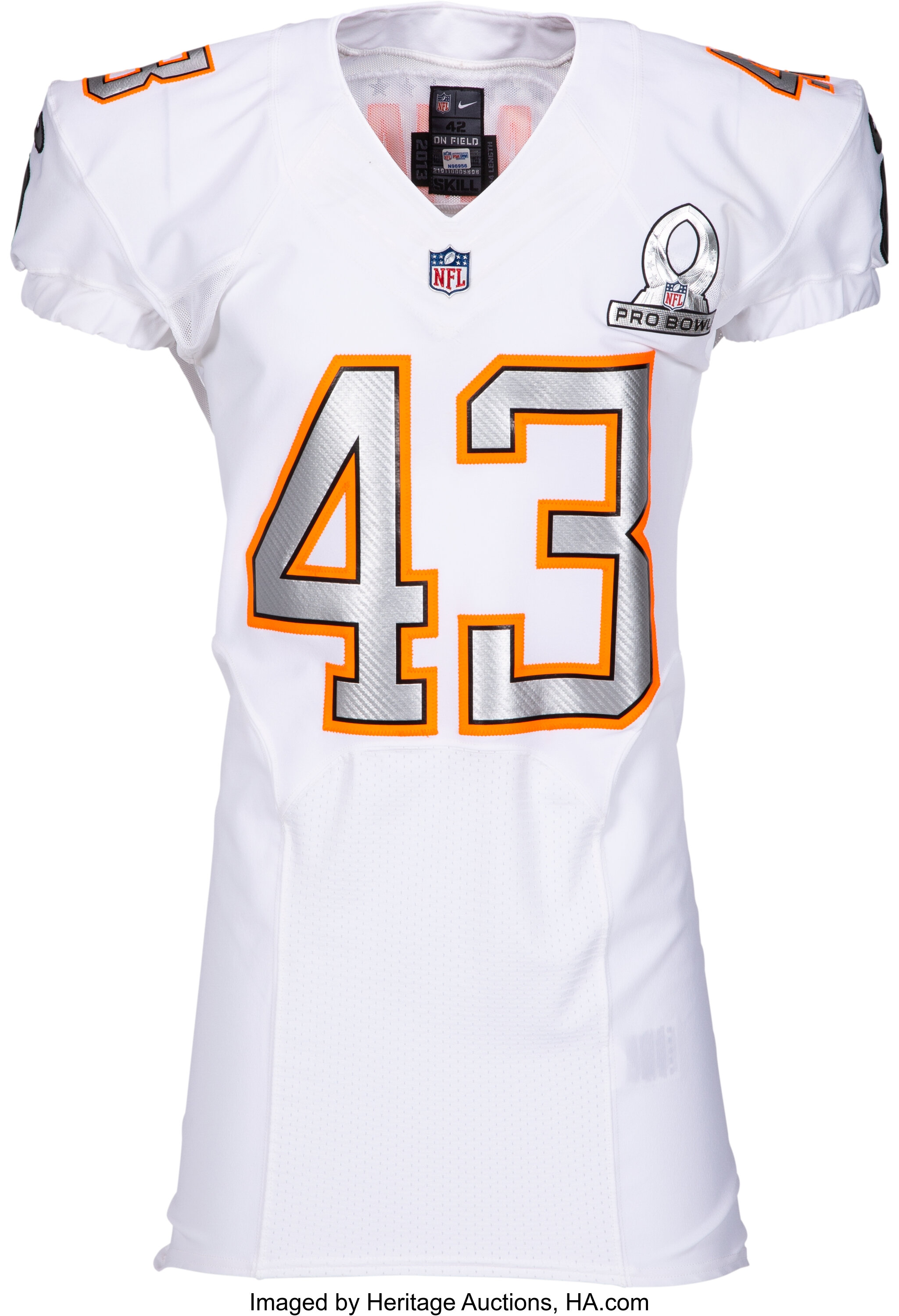 2014 Troy Polamalu Game Issued Pro Bowl Jersey - NFL Auction