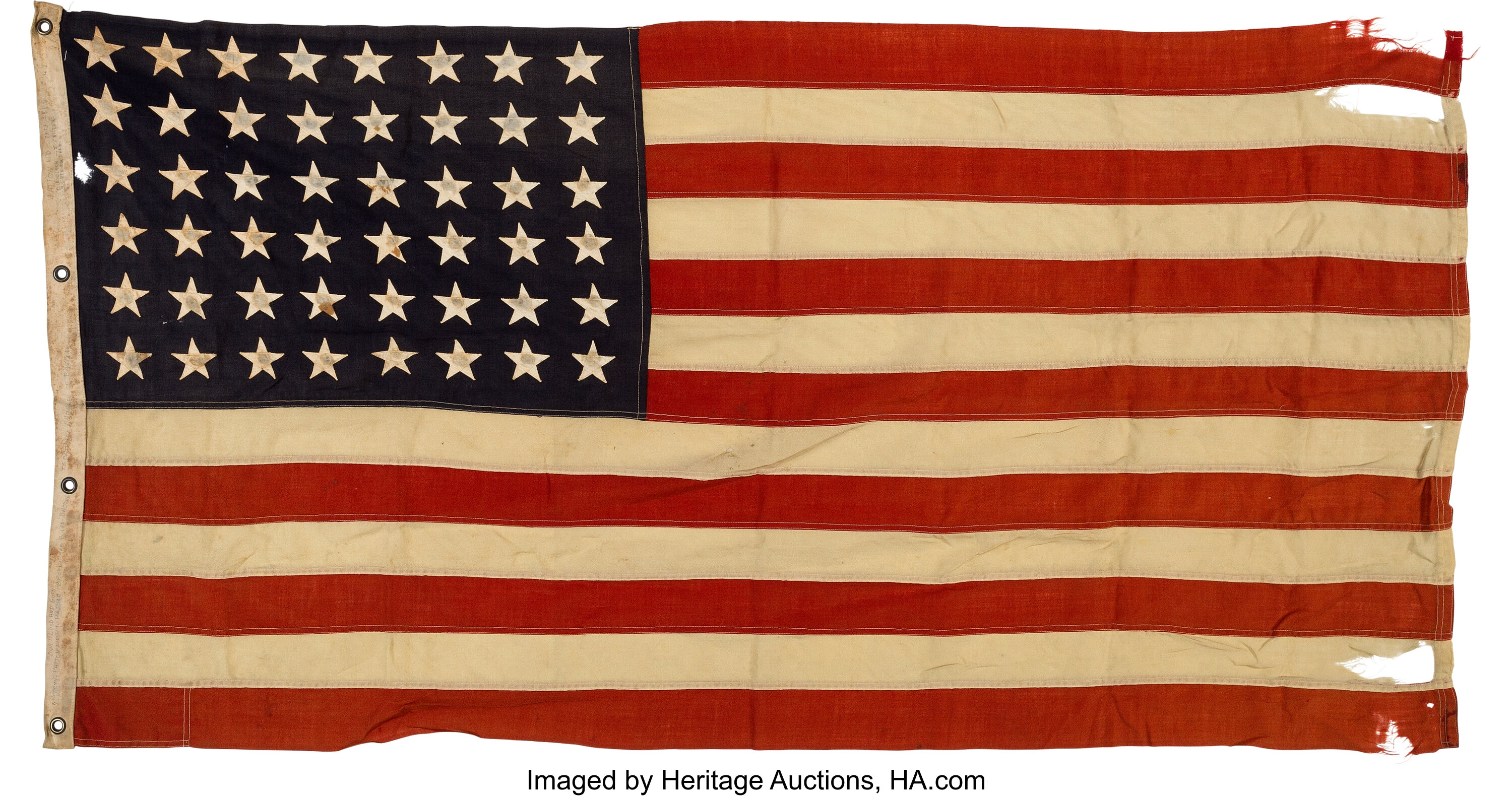 General George S. Patton Headquarters Flag. . ... Military & | Lot ...