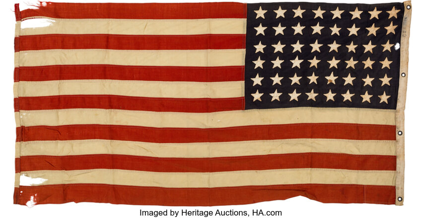 General George S. Patton Headquarters Flag. .  Military
