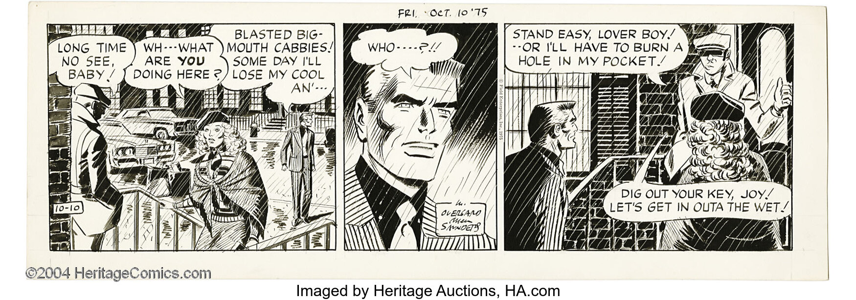 William Overgard - Steve Roper and Mike Nomad Daily Comic Strip, | Lot ...