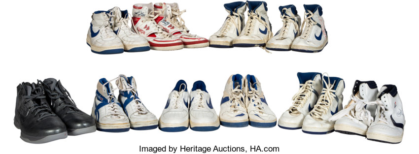 1980's Detroit Pistons Collection of Game Worn & Signed Sneakers | Lot  #53685 | Heritage Auctions