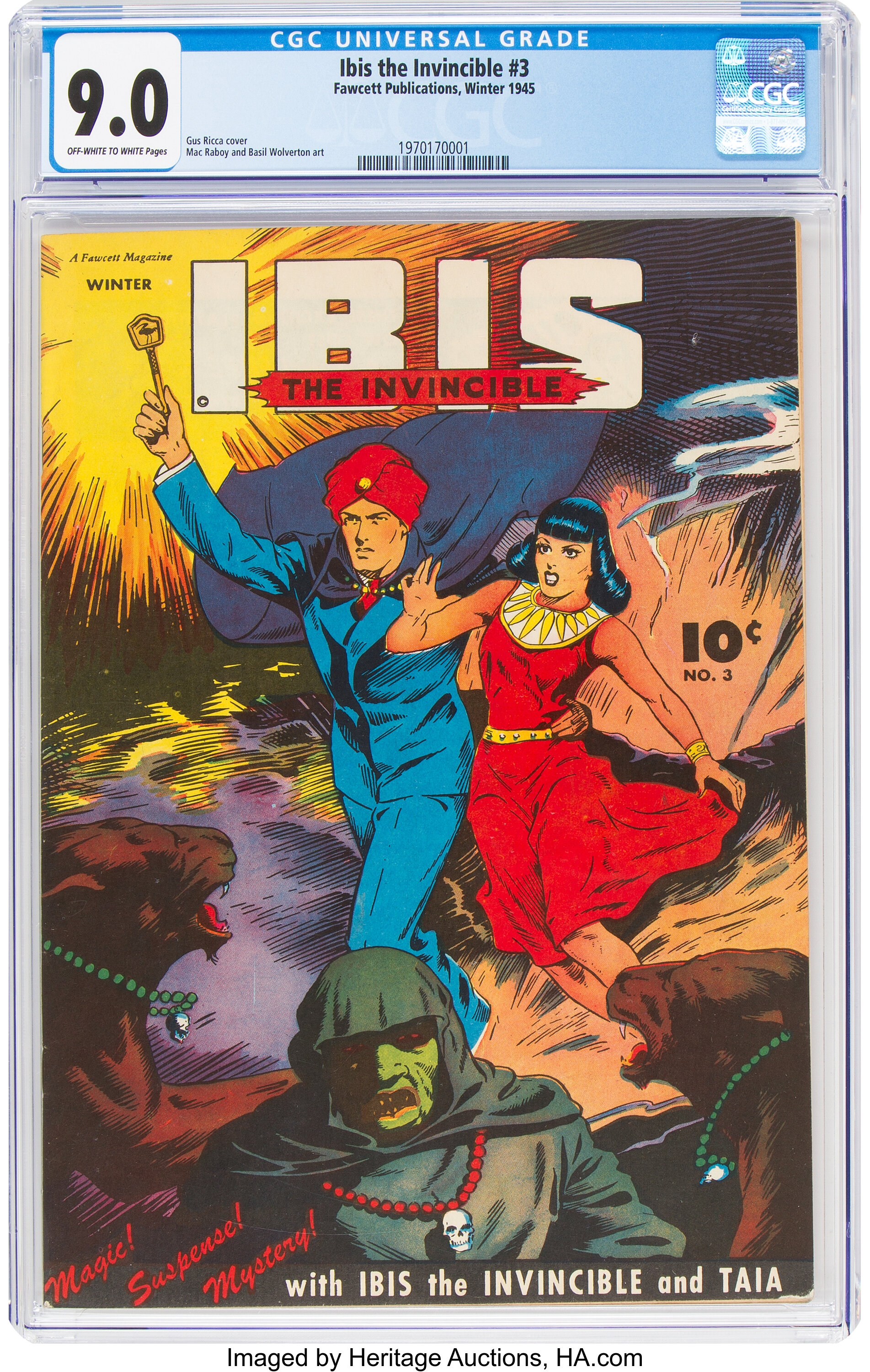 Ibis The Invincible 3 Fawcett Publications 1945 Cgc Vf Nm 9 0 Lot Heritage Auctions