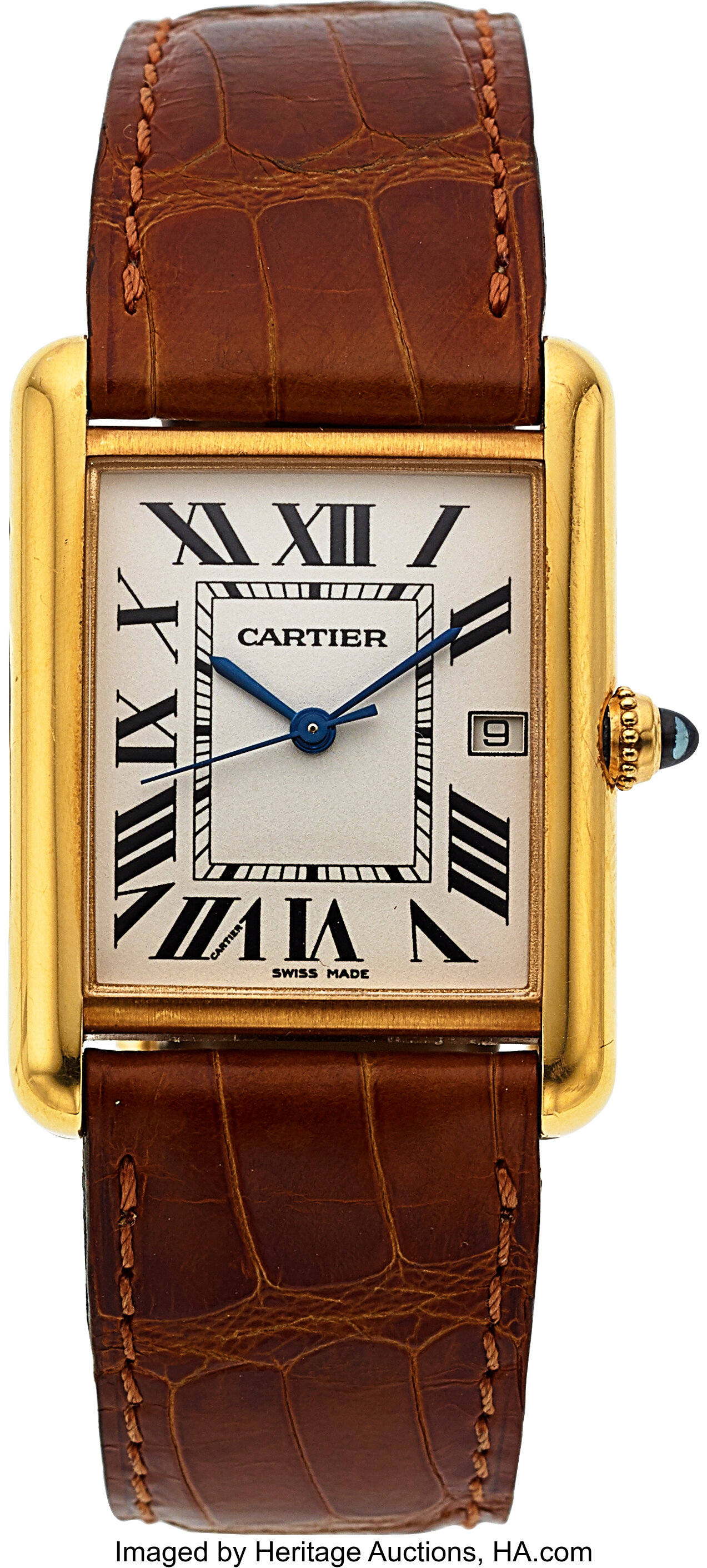 Cartier Tank Louis 18k Yellow Gold Classic Tank 1140-2 Men’s or Women’s  c.2000's