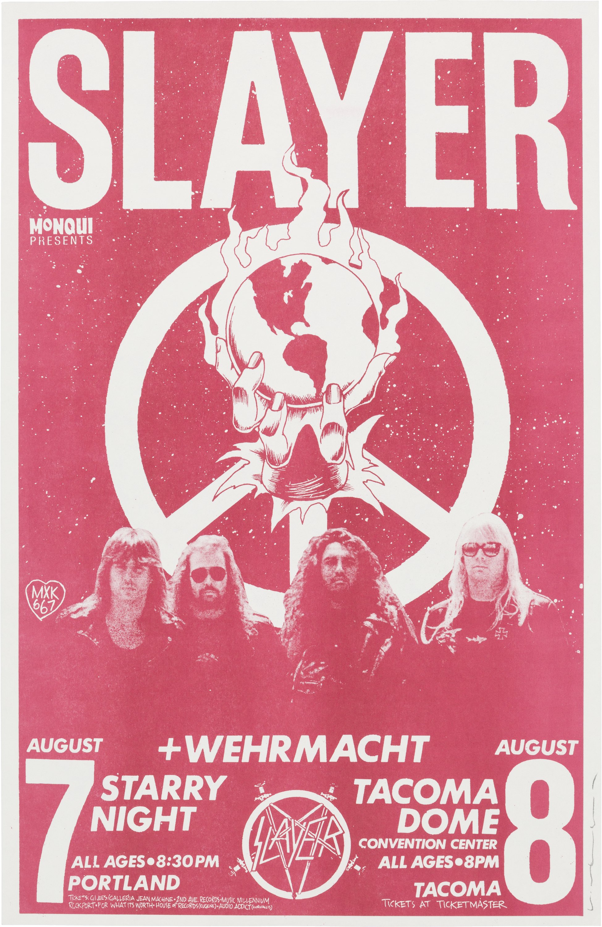 slayer band posters