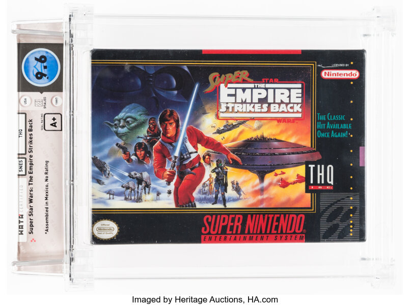 Super Star Wars The Empire Strikes Back Wata 9 6 A Sealed Snes