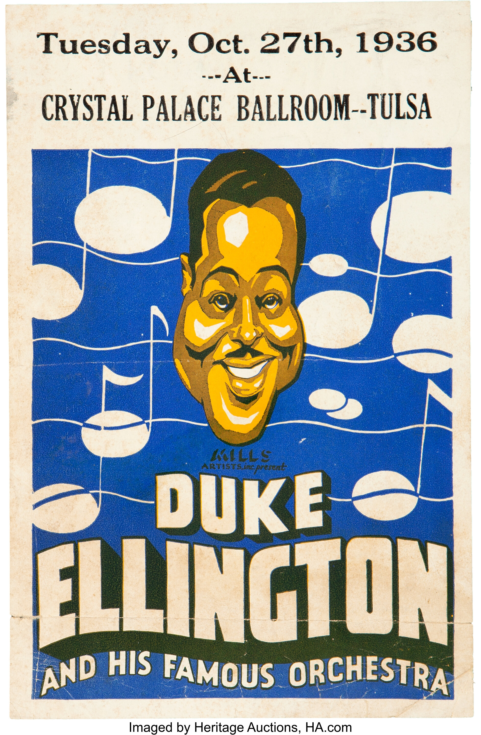 Duke Ellington & His Famous Orchestra 1936 Art-Deco Concert | Lot