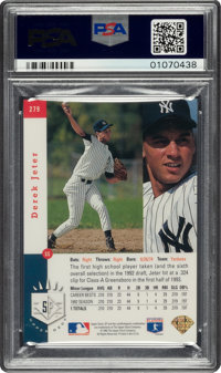 Lot Detail - 1993 SP Foil #279 Derek Jeter Signed Rookie Card - PSA  Authentic, PSA/DNA GEM MT 10 Auto