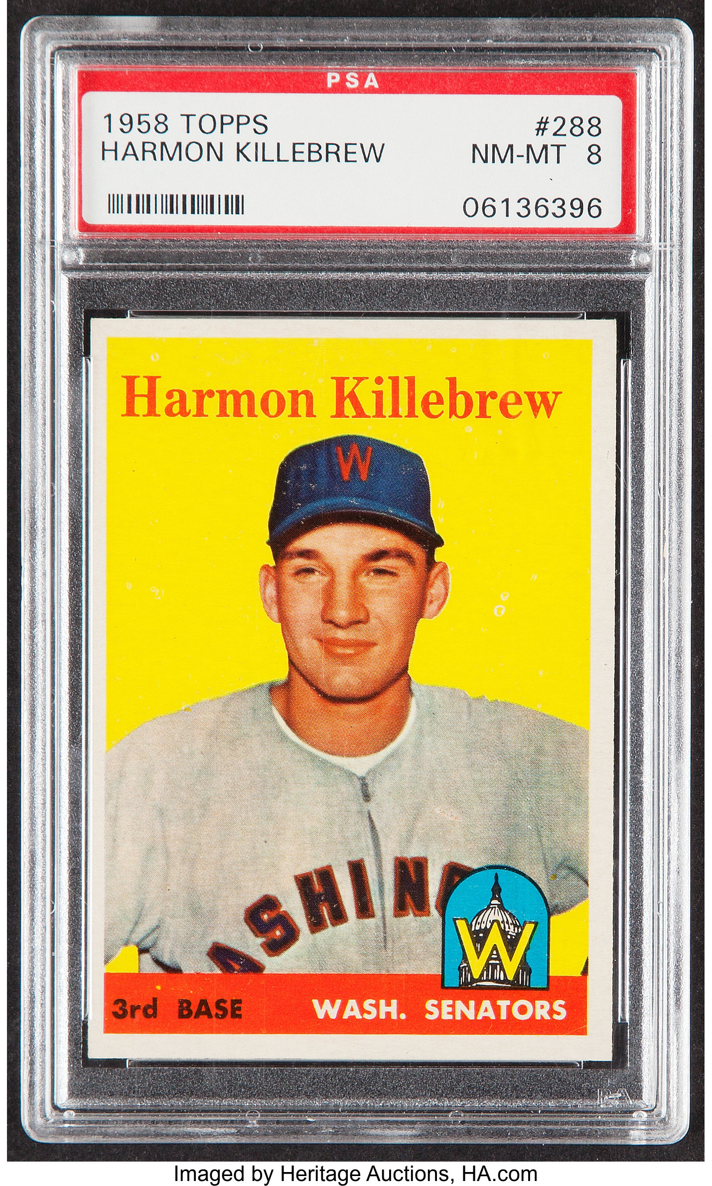 1958 Topps Harmon Killebrew #288 VG