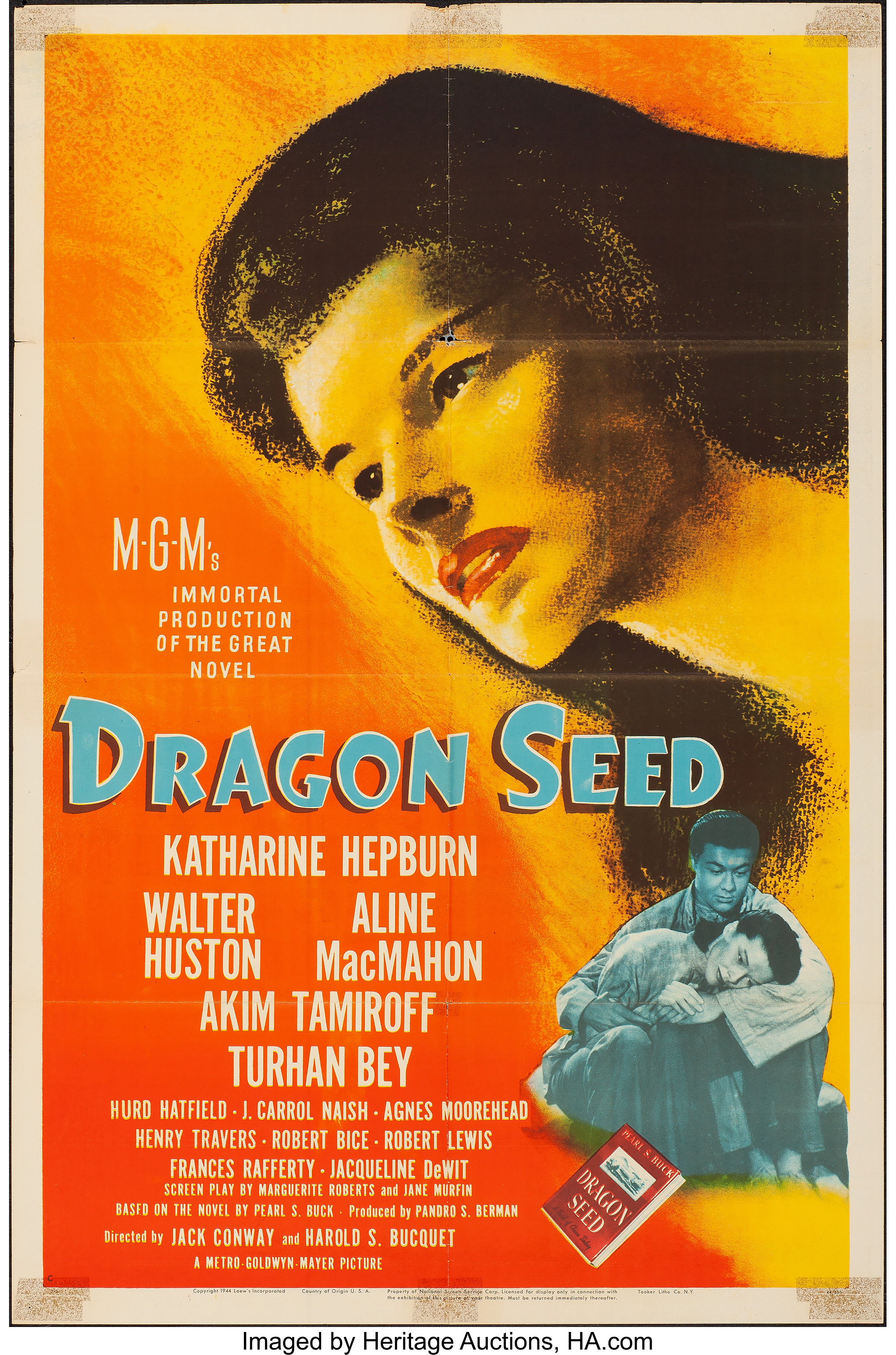 Dragon Seed (MGM, 1944). Folded, Fine. One Sheet (27