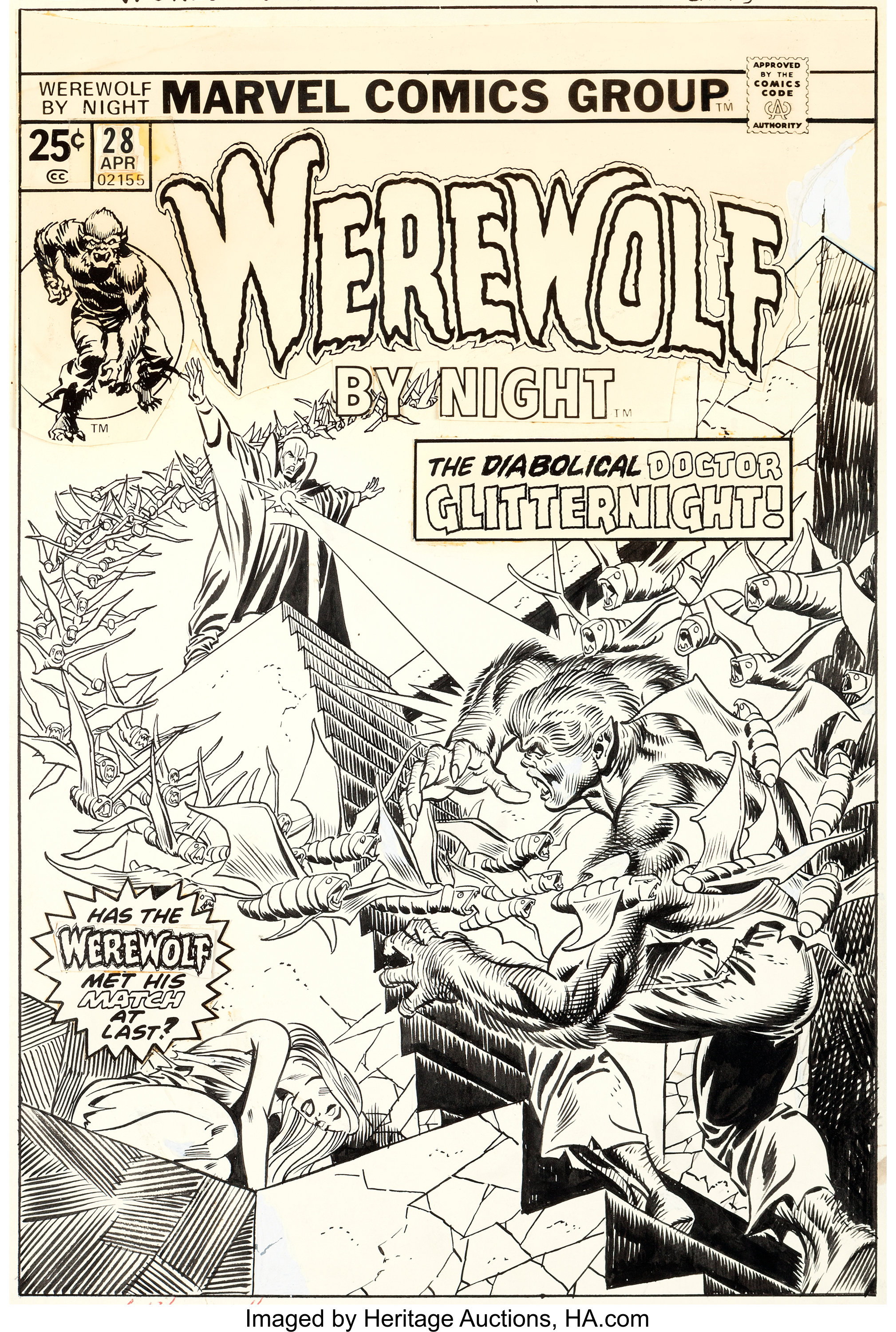 WEREWOLF BY NIGHT #28 MARVEL GLITTERNIGHT