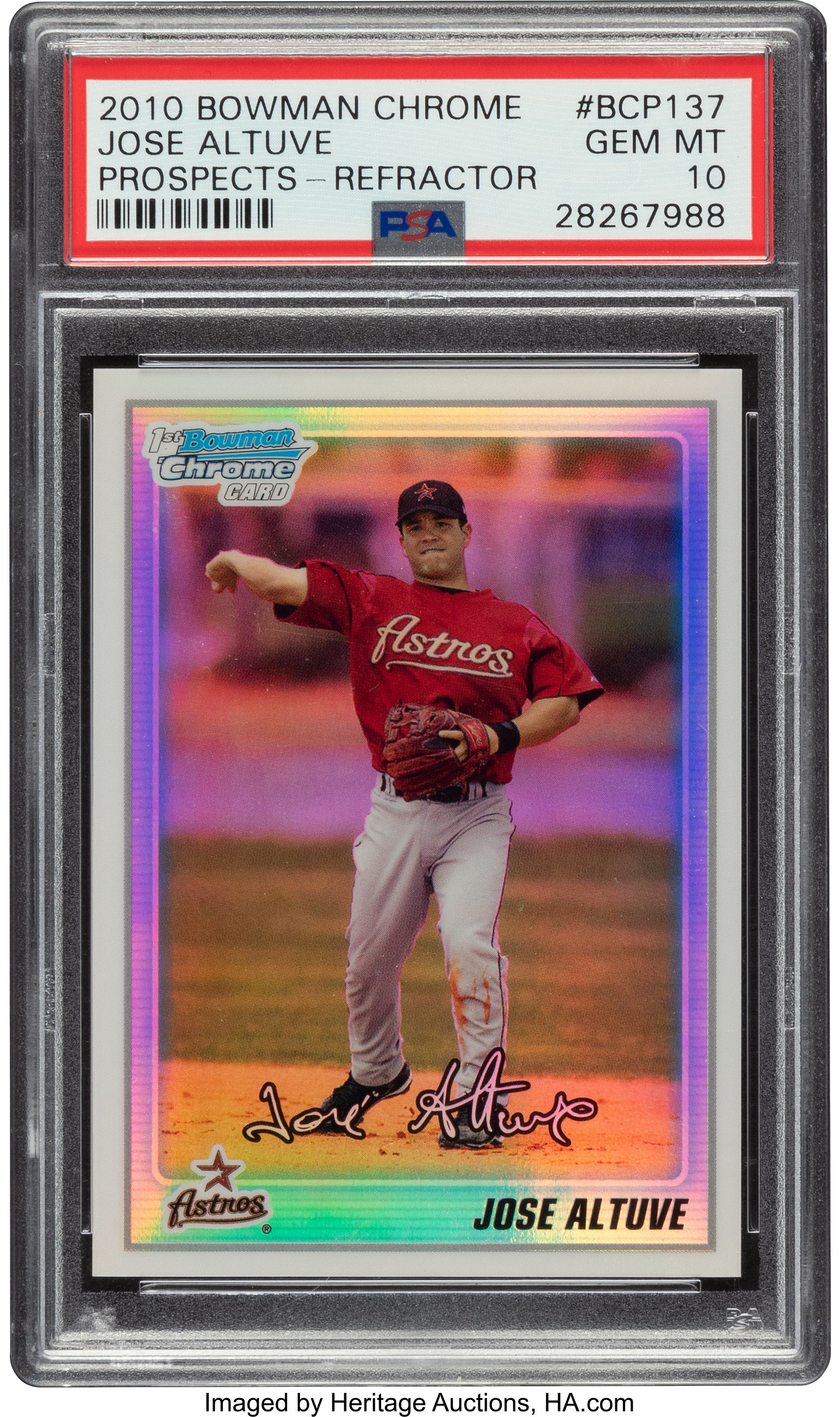 Jose Altuve Rookie Card 2011 Topps Update #US132 PSA 10