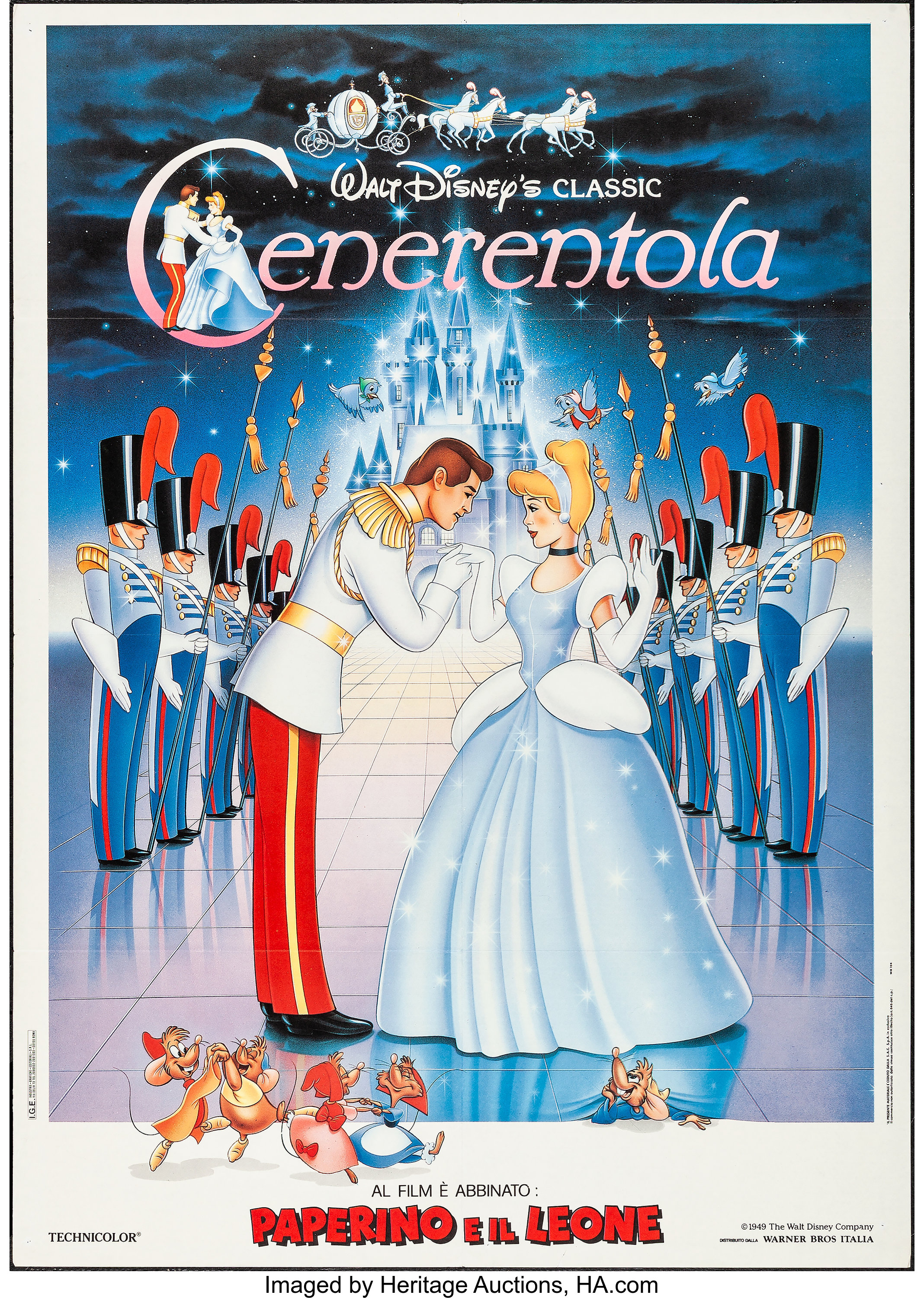 Cinderella Other Lot Warner Brothers Italia R 19 Folded Lot Heritage Auctions