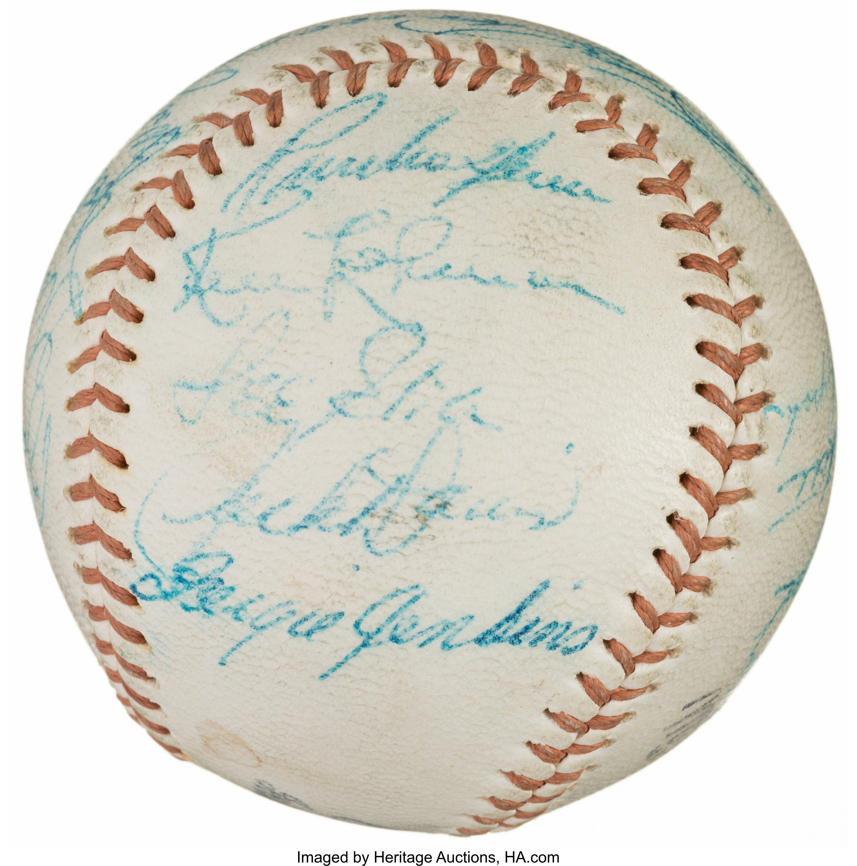 Sold at Auction: Jenkins,Fergie Signed Baseball