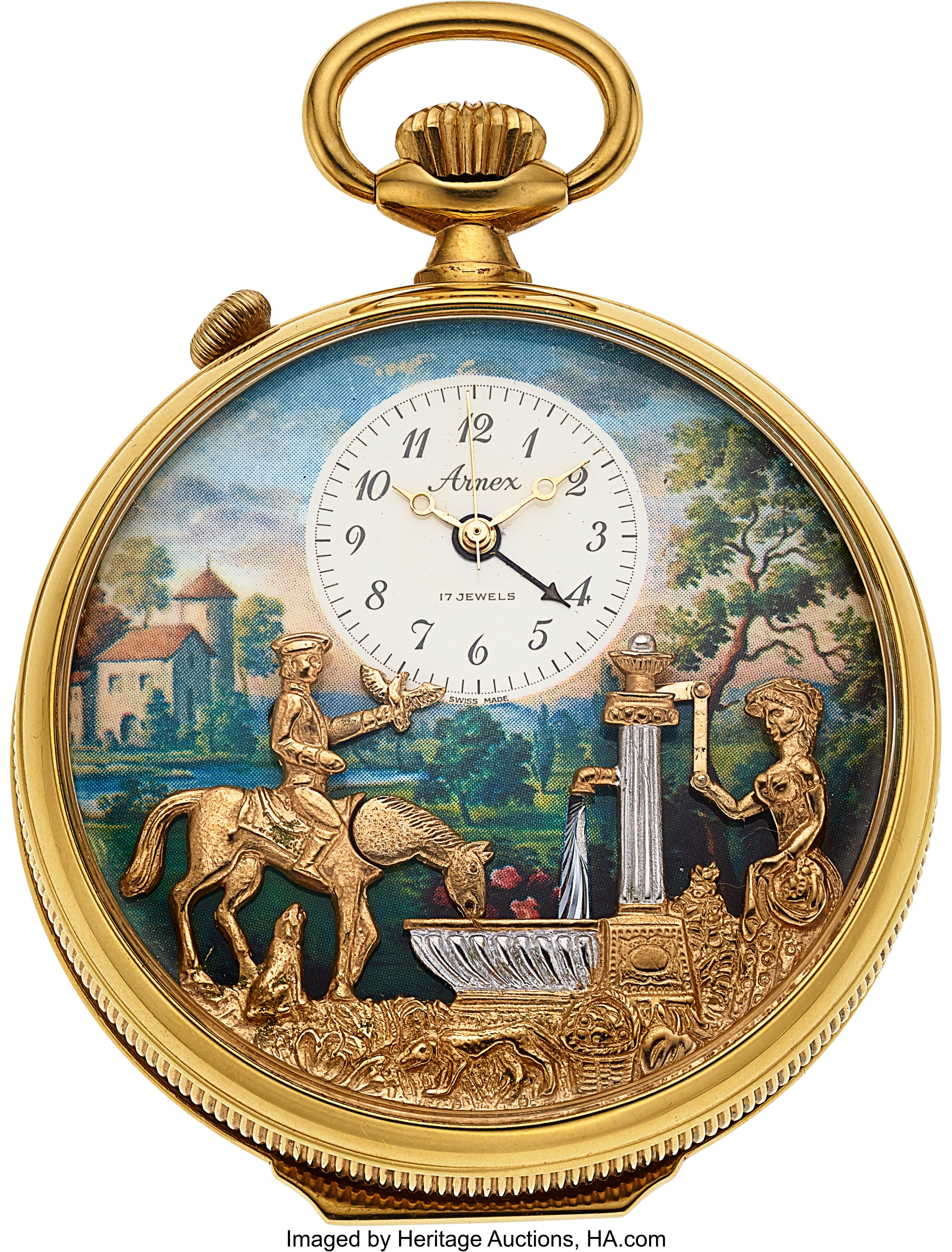 Automaton discount pocket watch