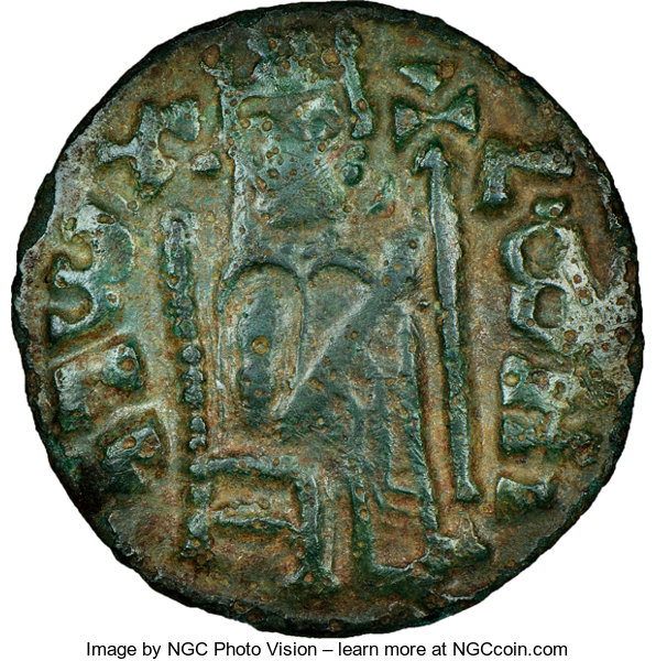 Ancients Axumite Kingdom Armah Ca Ad 625 650 Ae Gilt Unit Lot Heritage Auctions