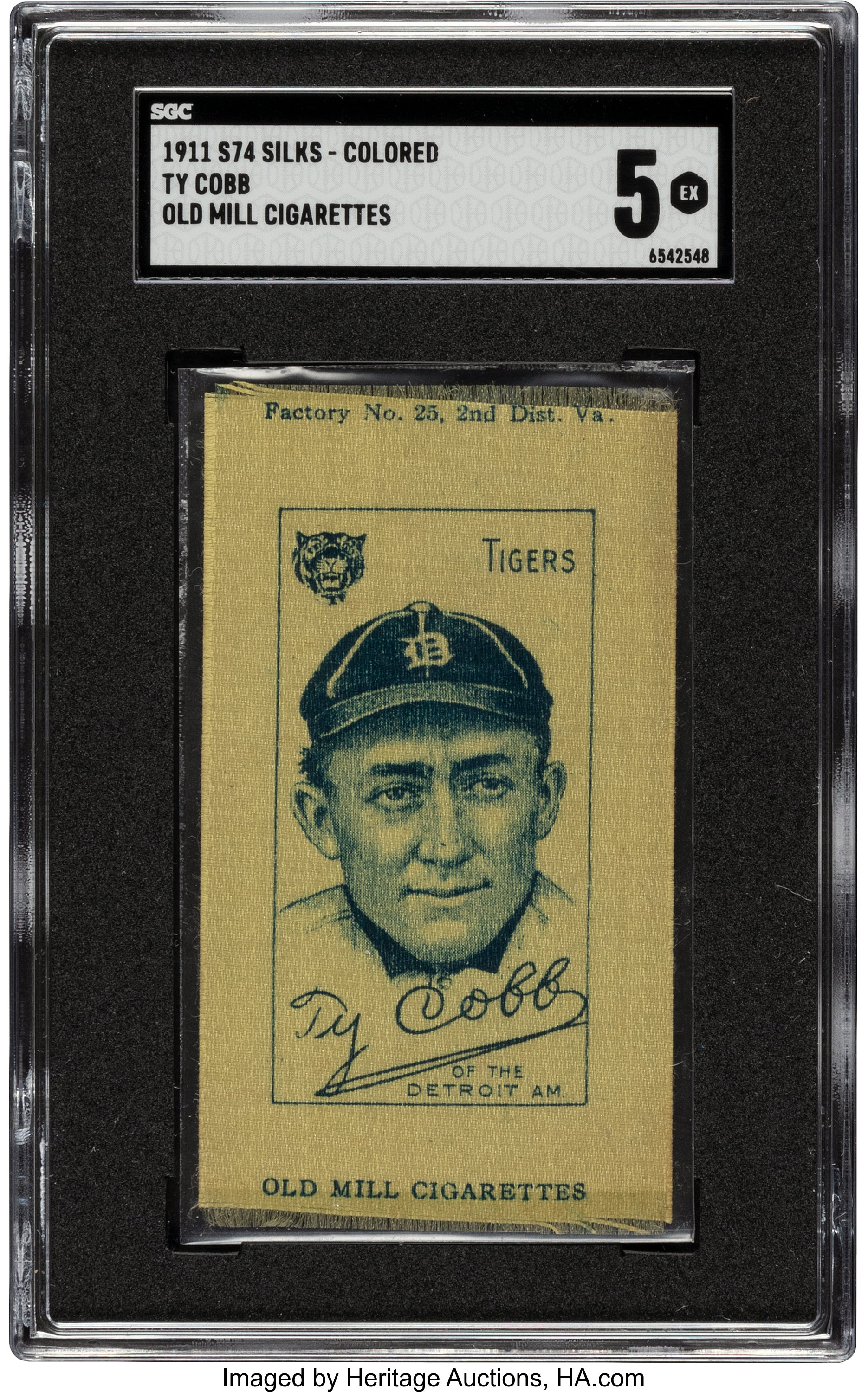 1911 Sporting Life (M116) Ty Cobb (Pastel Background)