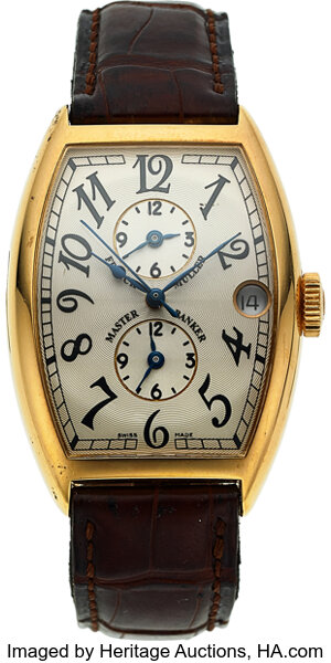 Franck Muller Cintr e Curvex Master Banker Ref. 5850 MB 18k