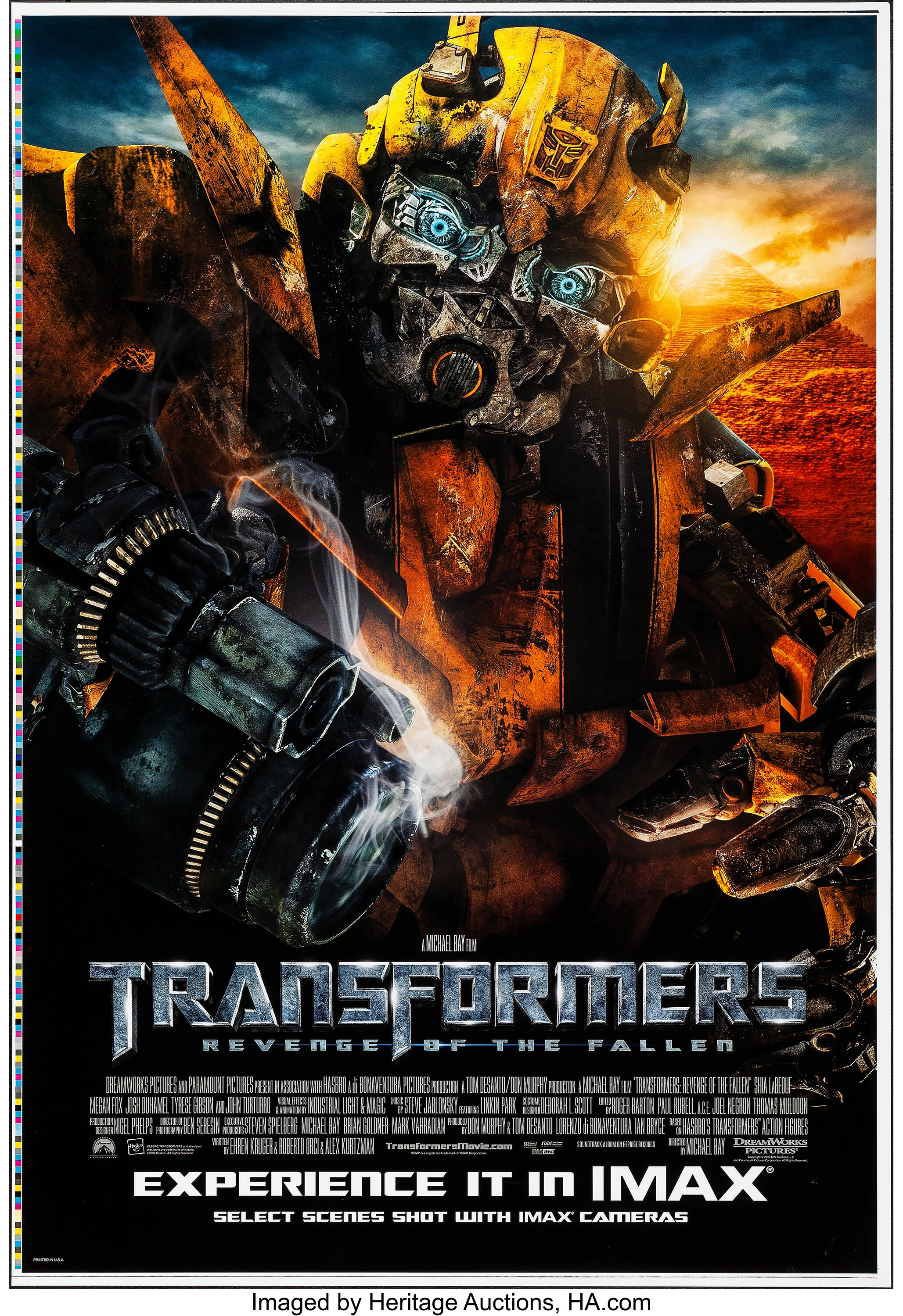 Transformers: Revenge of the Fallen (Paramount, 2009). Rolled, Very ...