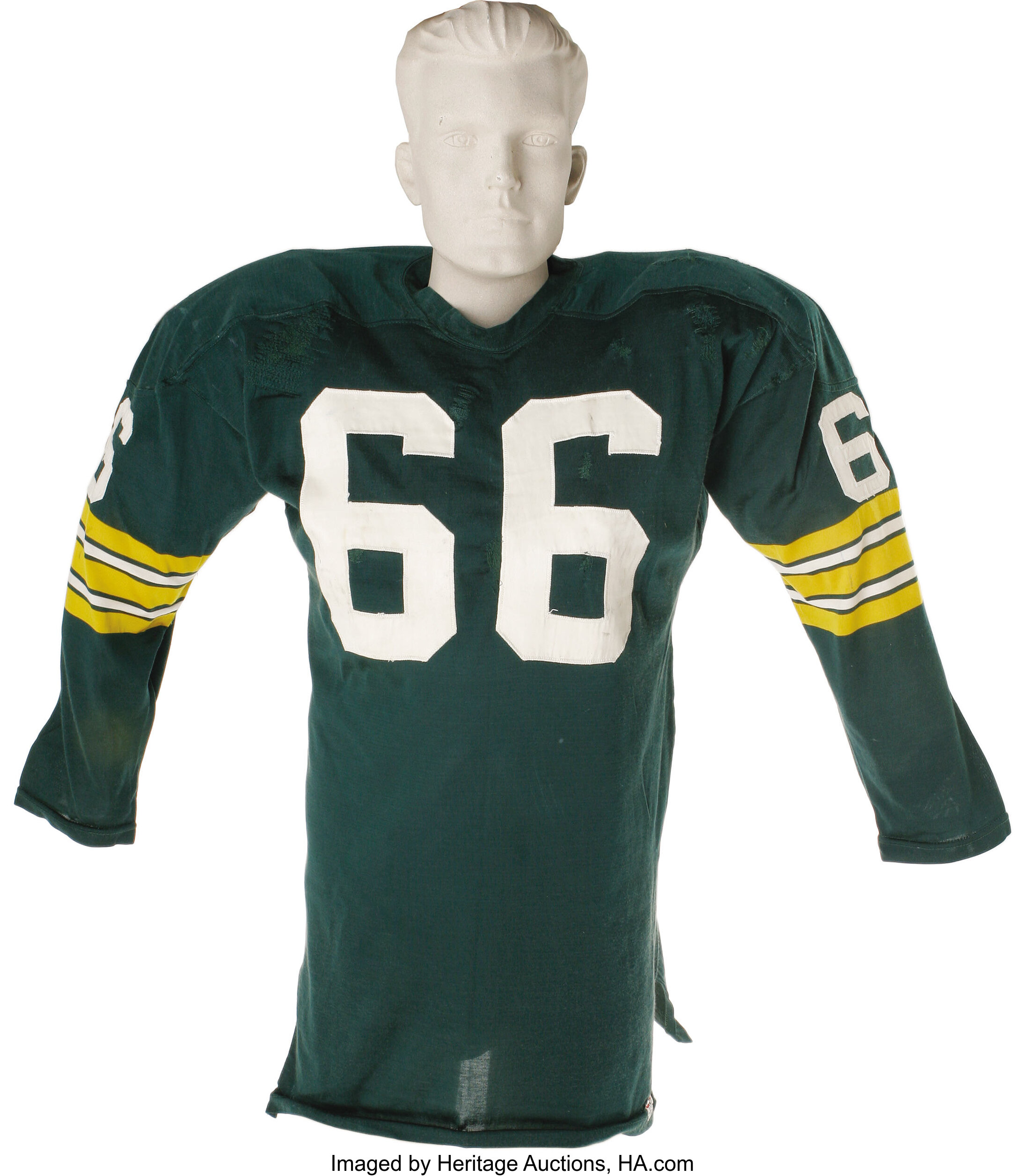 Green Bay Packers Ray Nitschke Signed Jersey - Memorabilia Expert