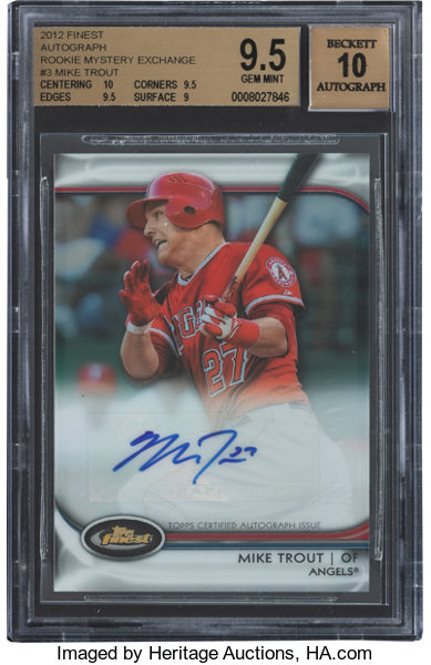 Mike Trout is Topps' third 2012 Finest rookie - Beckett News