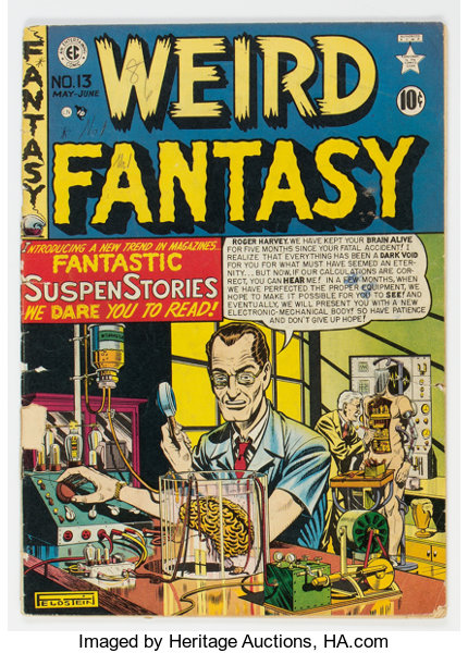 Weird Fantasy 13 1 Ec 1950 Condition Pr Golden Age Lot 17893 Heritage Auctions