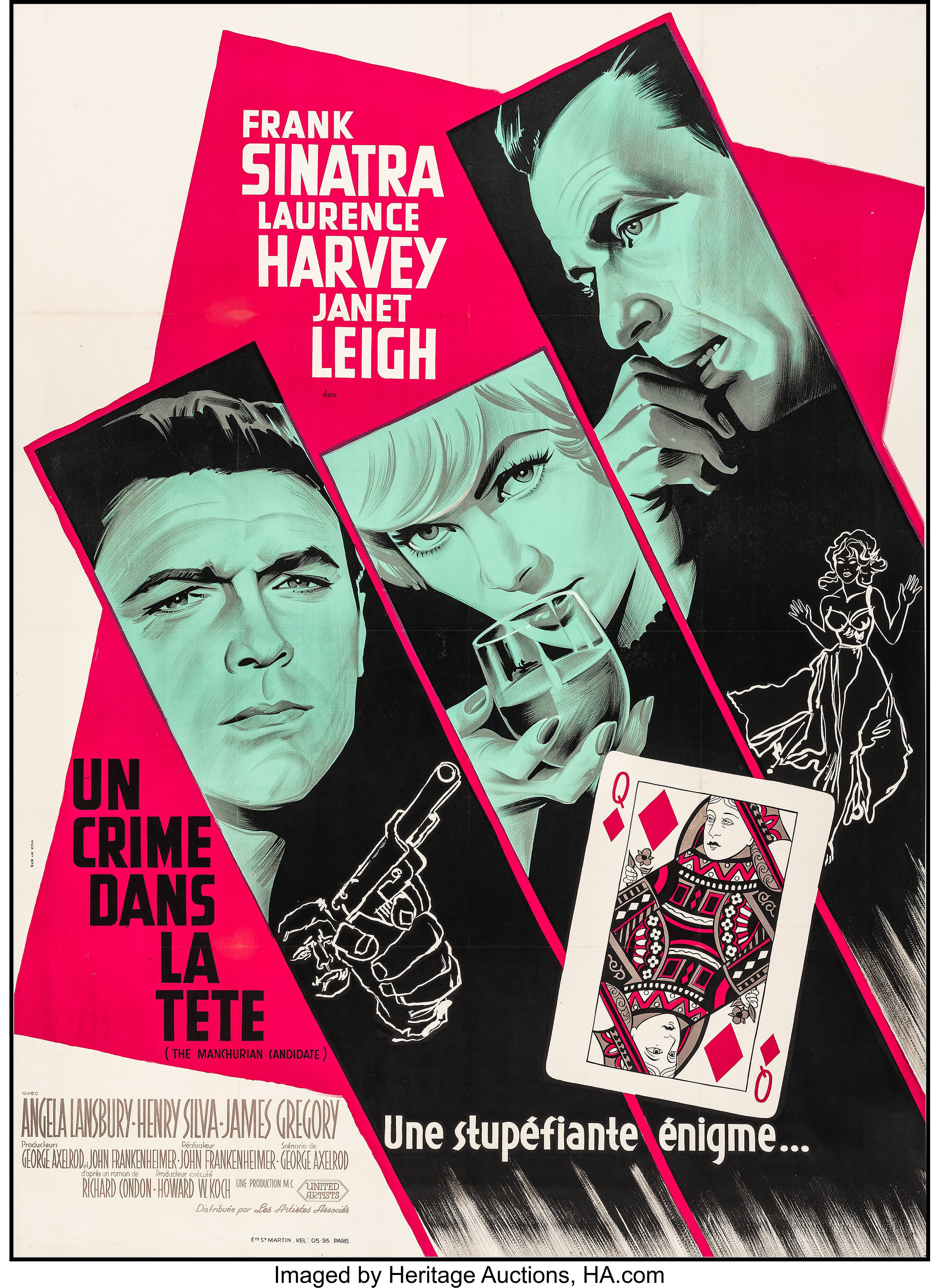 the manchurian candidate 1962 poster