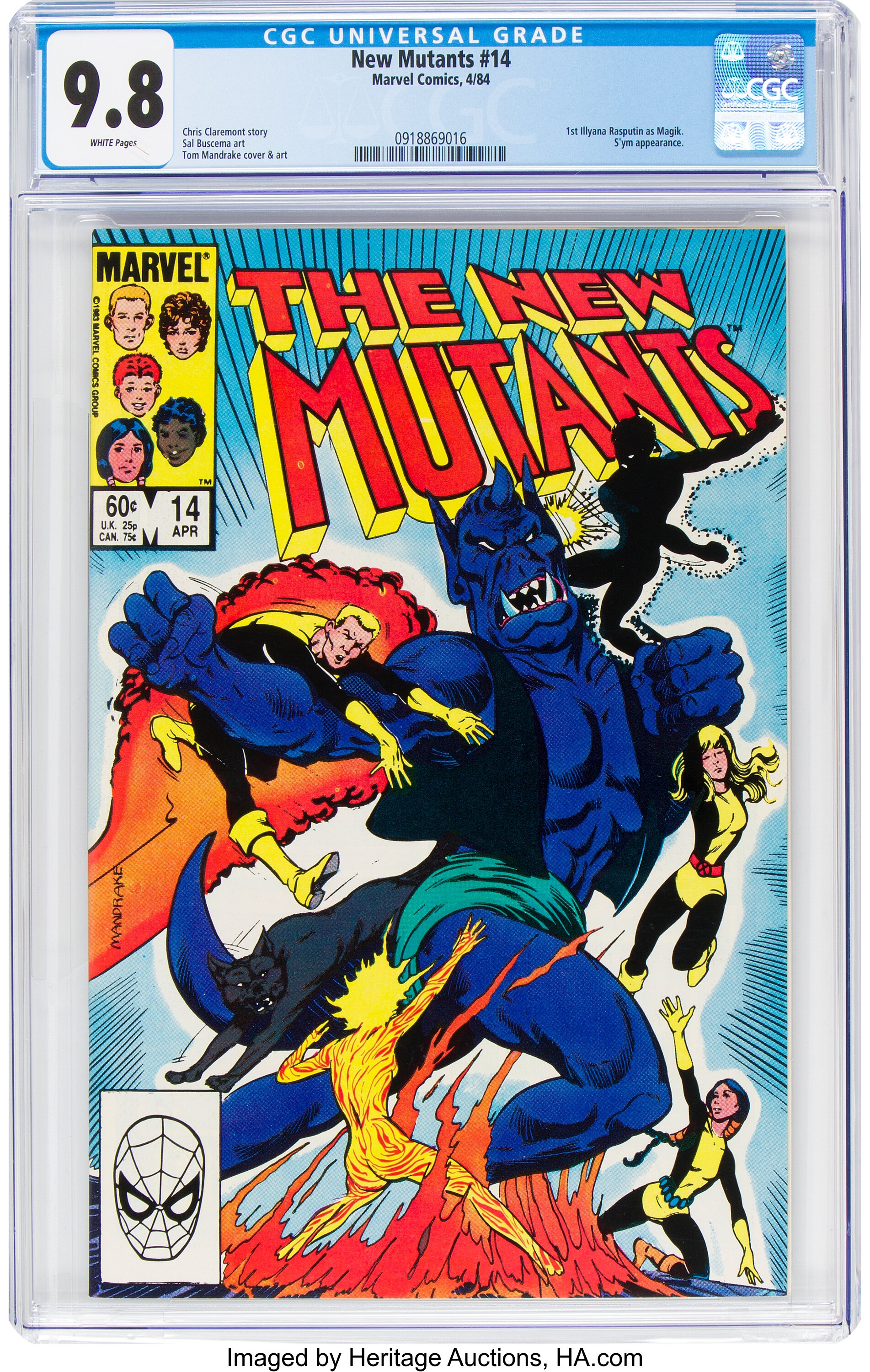 New Mutants # 14 1st app. Magik (Illyana Rasputin)