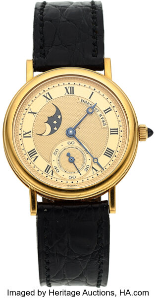 Breguet Ref. 3300BA 18k Yellow Gold Moonphase Manual Wind