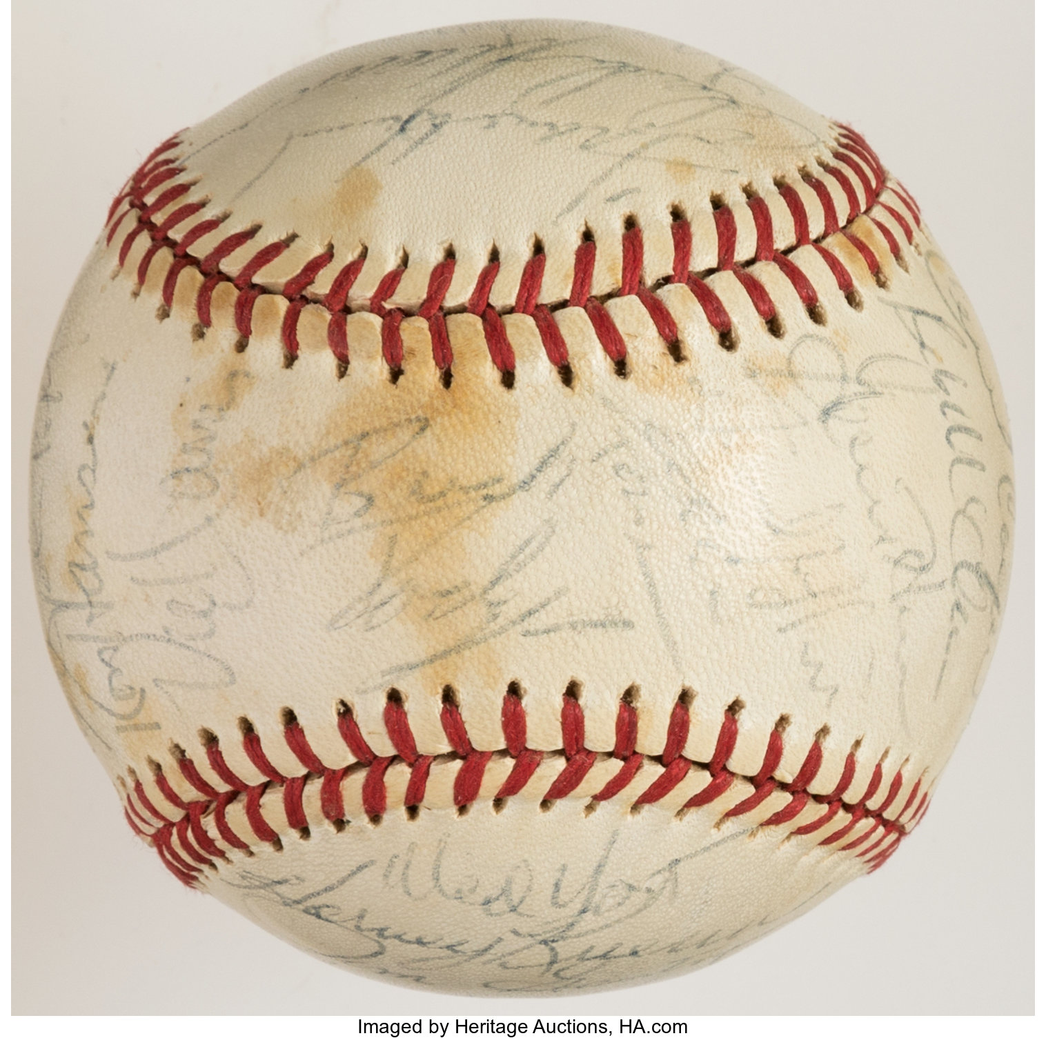Jim Gantner Autographed Baseball