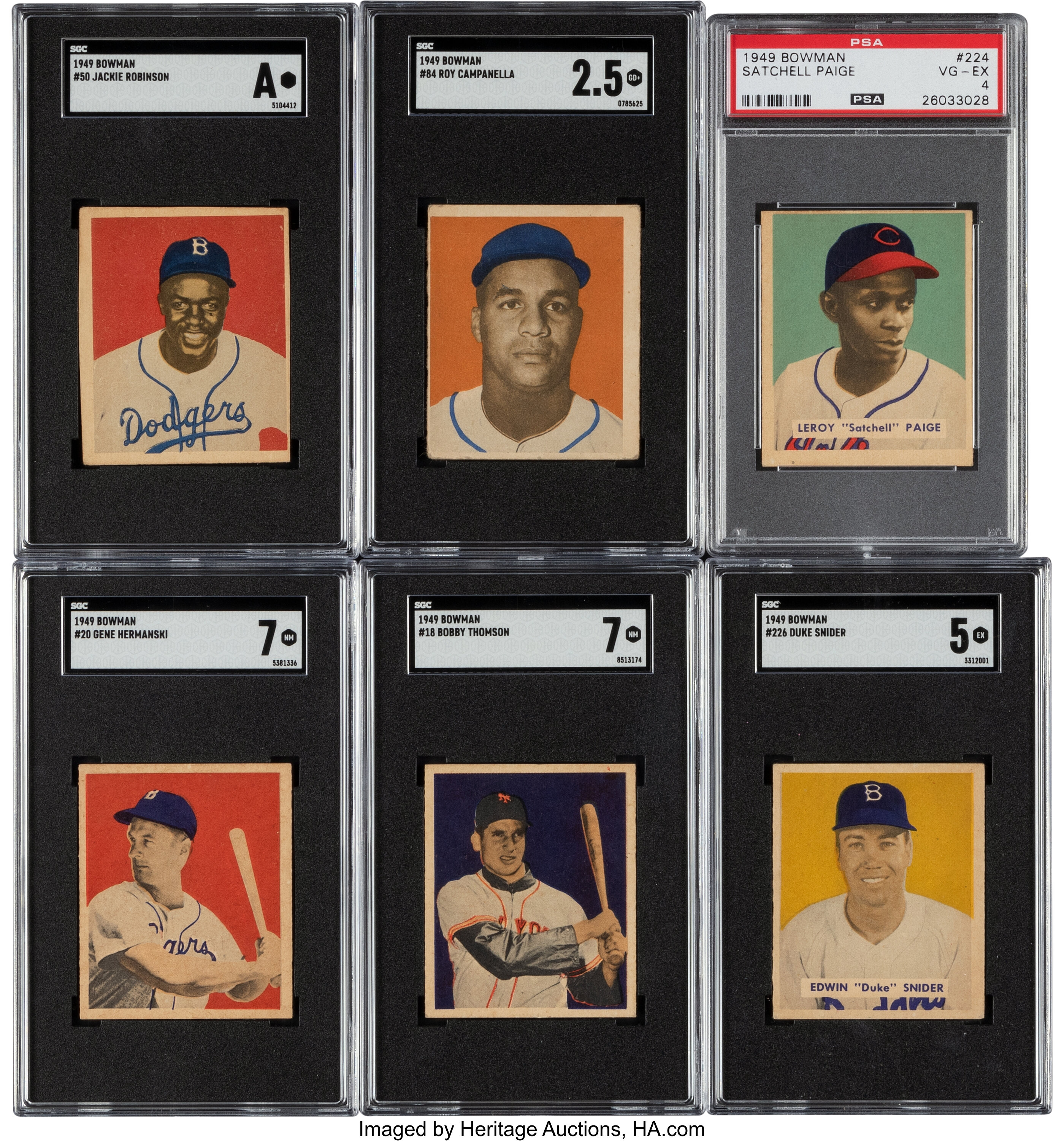 1949 Bowman Baseball Complete Set (252). ... Baseball Cards Sets | Lot ...