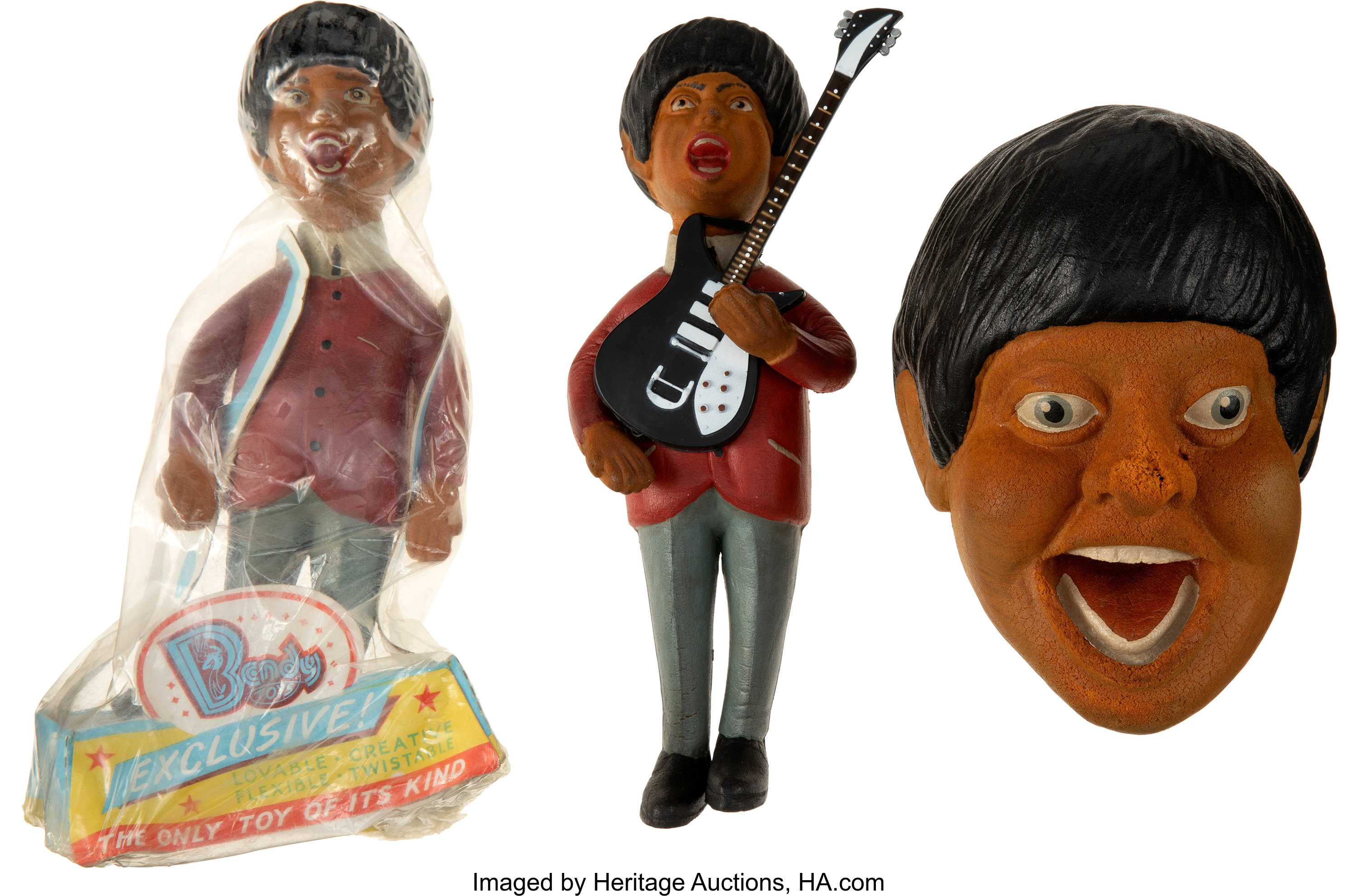 The Beatles Paul Mccartney Bendy Toy In Pkg Paul Out Of Pkg Lot 89779 Heritage Auctions