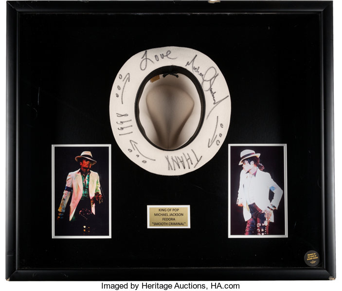 Michael Jackson fedora Hat Autograph & documents THIS IS THE