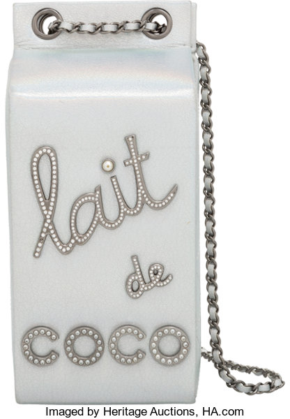 Chanel Limited Edition Lait de Coco Milk Carton Bag. Condition: 1