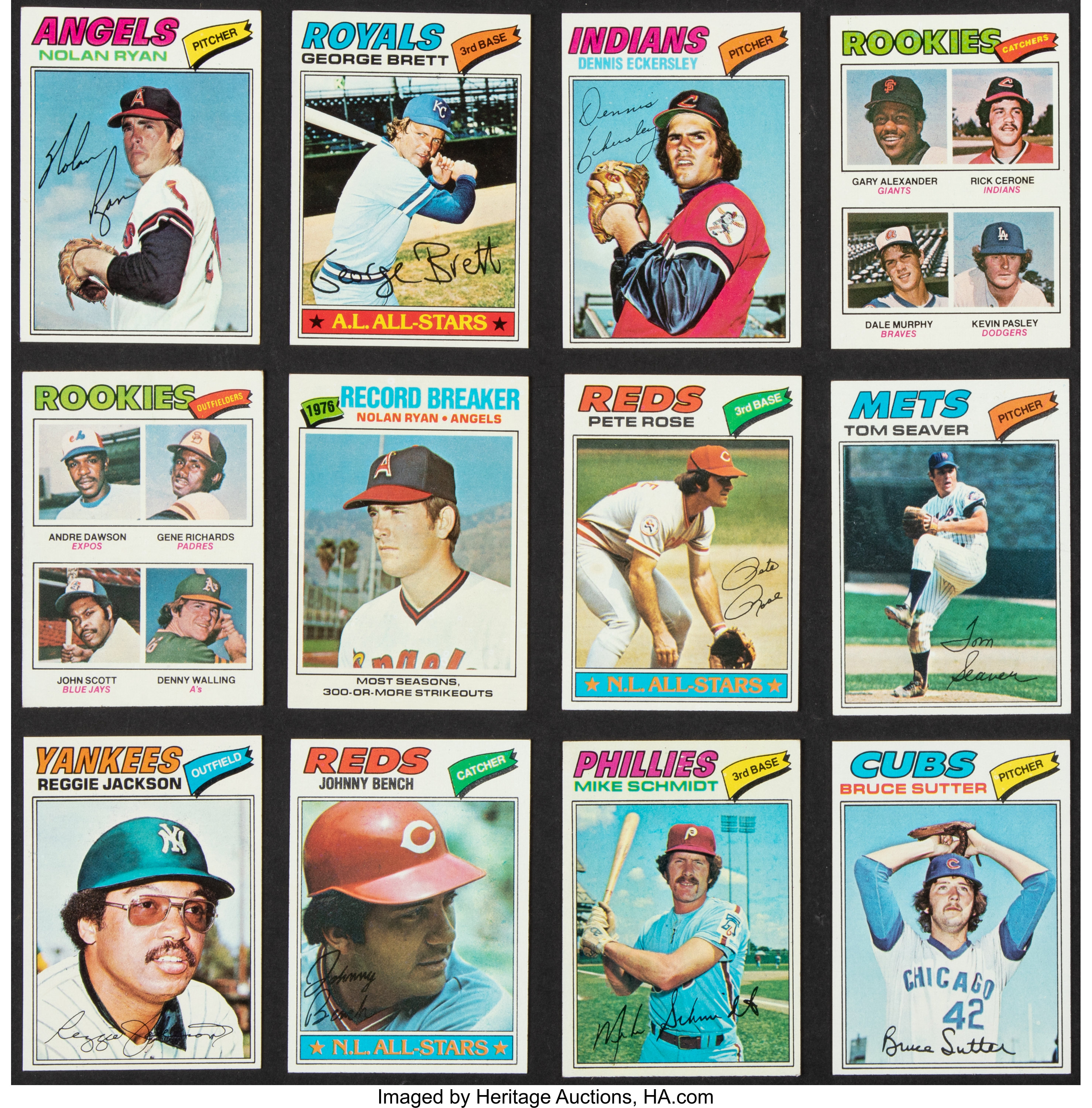1977 Topps Baseball Collection (665). Baseball Cards Lots
