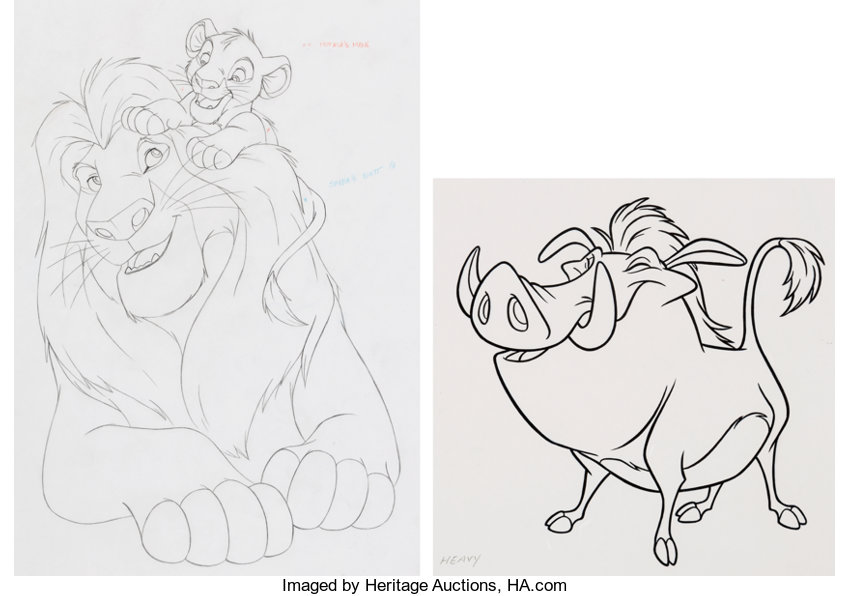 original lion king sketches