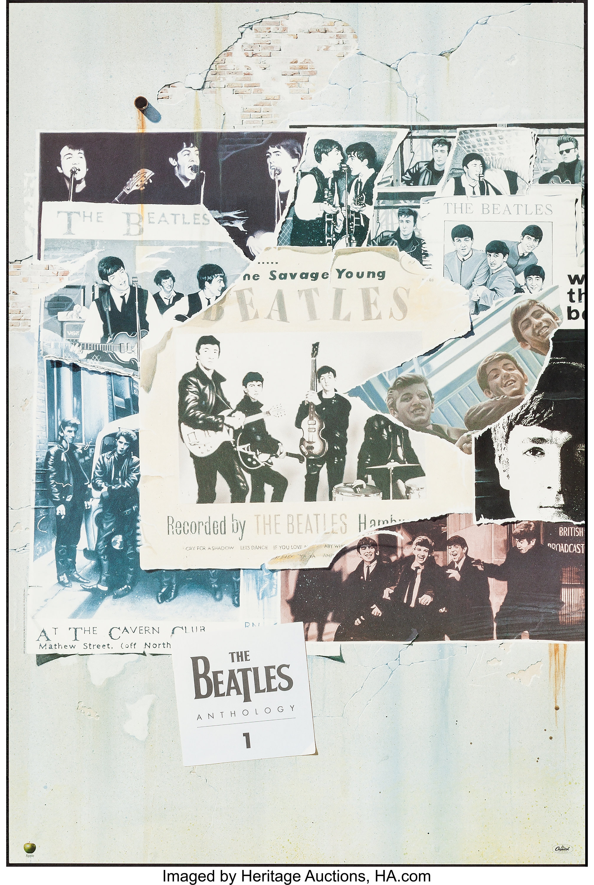 The Beatles Anthology Lot Capitol Records 1995 1996 Rolled Lot Heritage Auctions