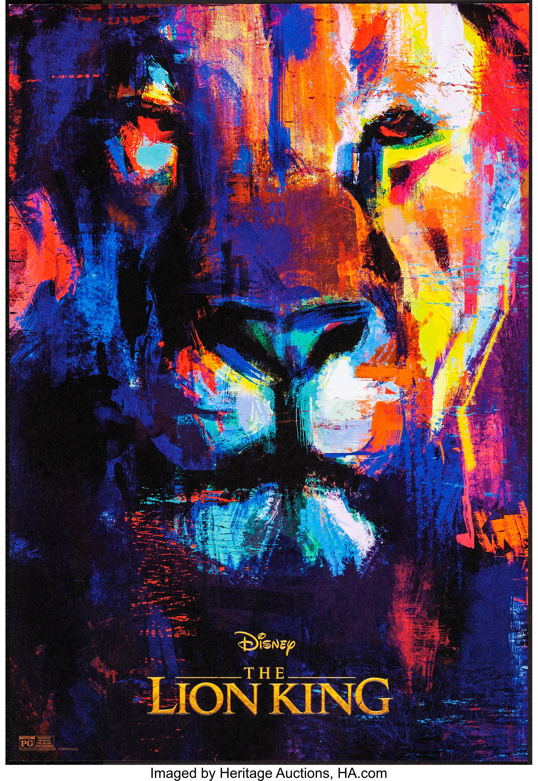 Lion King Walt Disney Studios 19 Very Fine Near Mint Poster Lot 512 Heritage Auctions