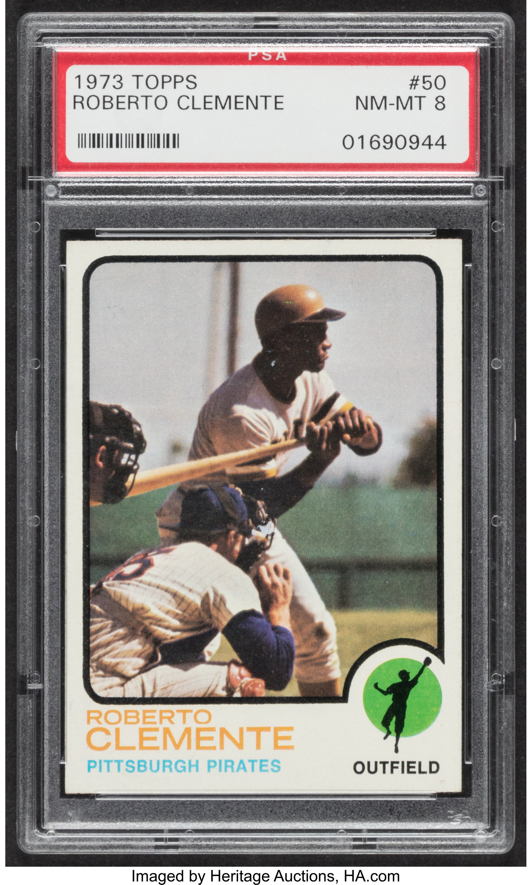 1973 Topps Roberto Clemente #50 PSA NM-MT 8.... Baseball Cards | Lot ...