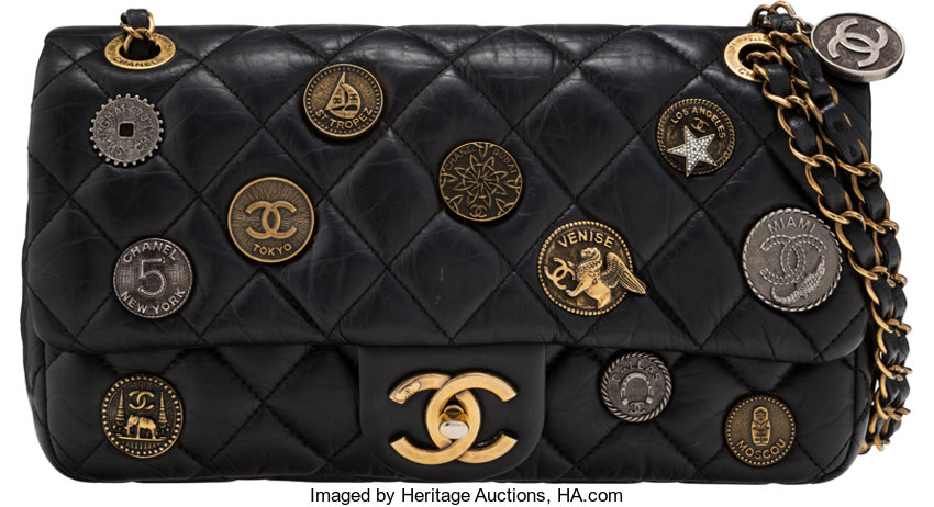 Chanel Limited Edition Medallion Quilted Flap Bag. Condition: 2