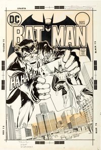 Neal Adams Batman #251 Cover The Joker Original Art (DC, 1973).... | Lot  #91001 | Heritage Auctions