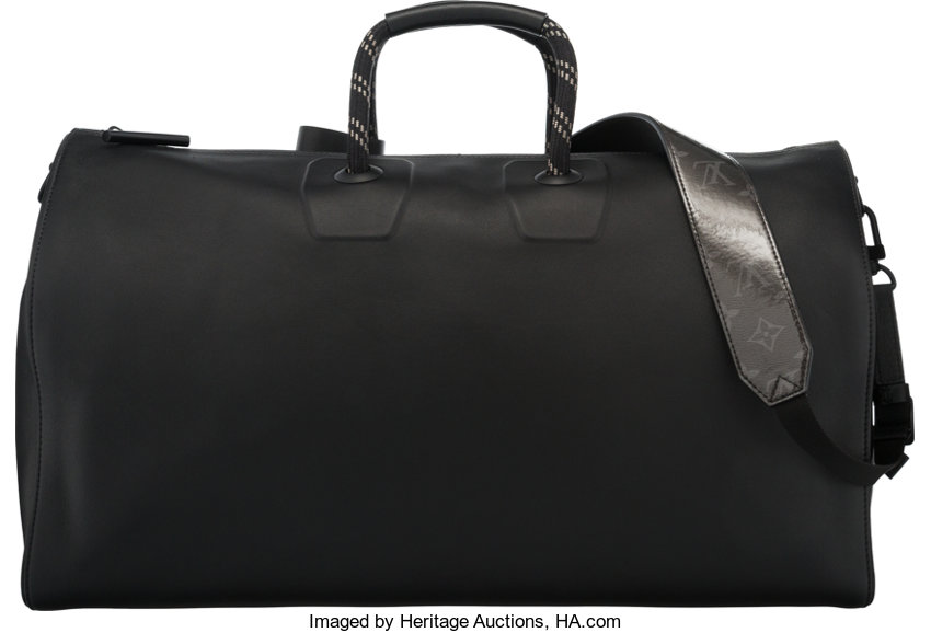 Louis Vuitton Keepall 50 Bandouliere Duffle Bag Auction